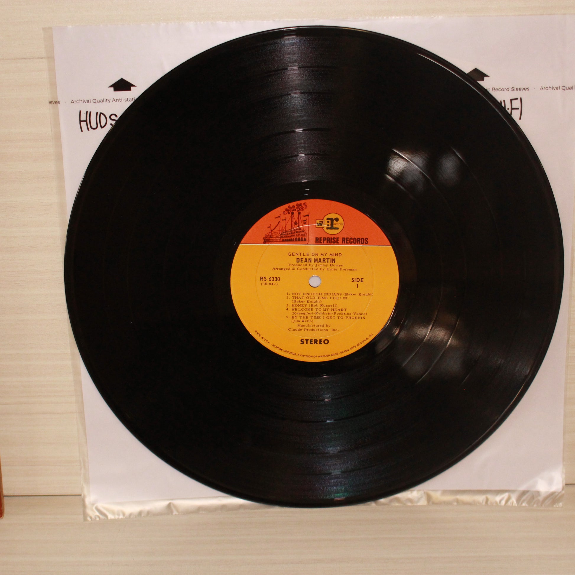 Dean Martin : Gentle On My Mind (LP,Album,Stereo)