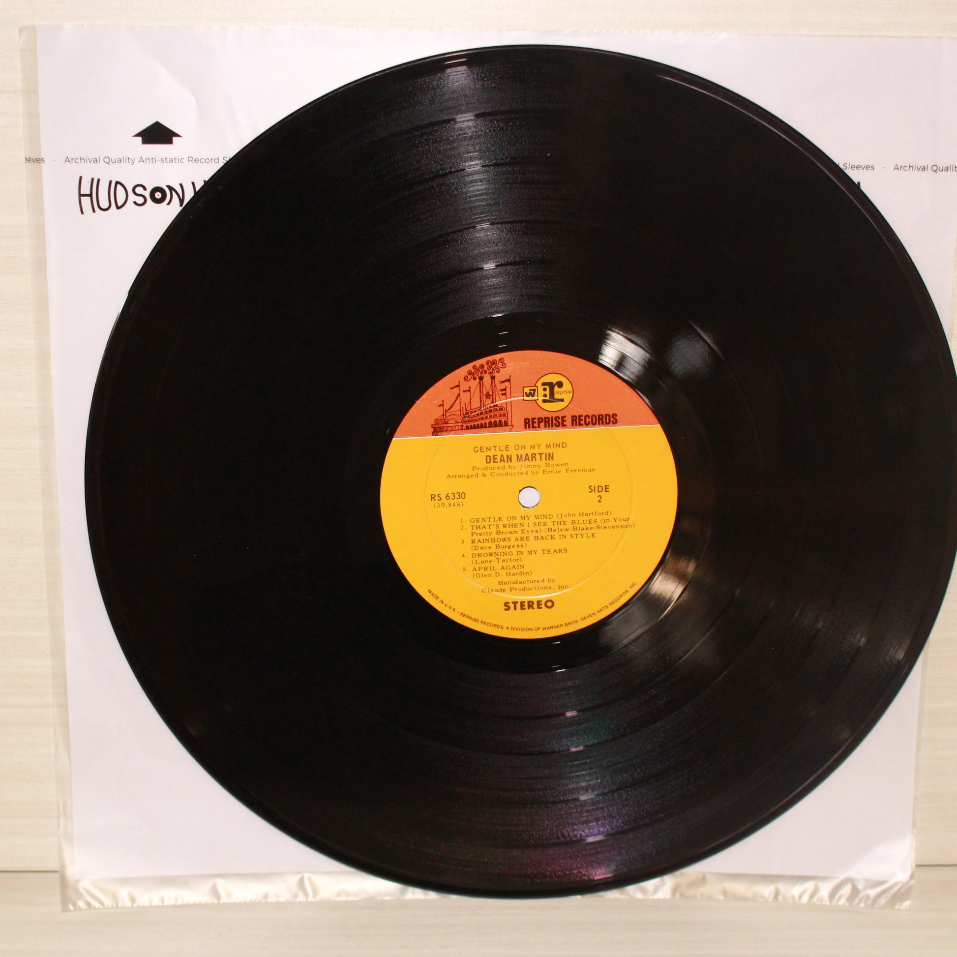Dean Martin : Gentle On My Mind (LP,Album,Stereo)