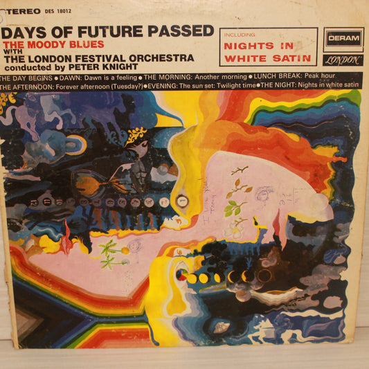 The Moody Blues With The London Festival Orchestra Conducted By Peter Knight (5) : Days Of Future Passed (LP,Album,Club Edition,Stereo)