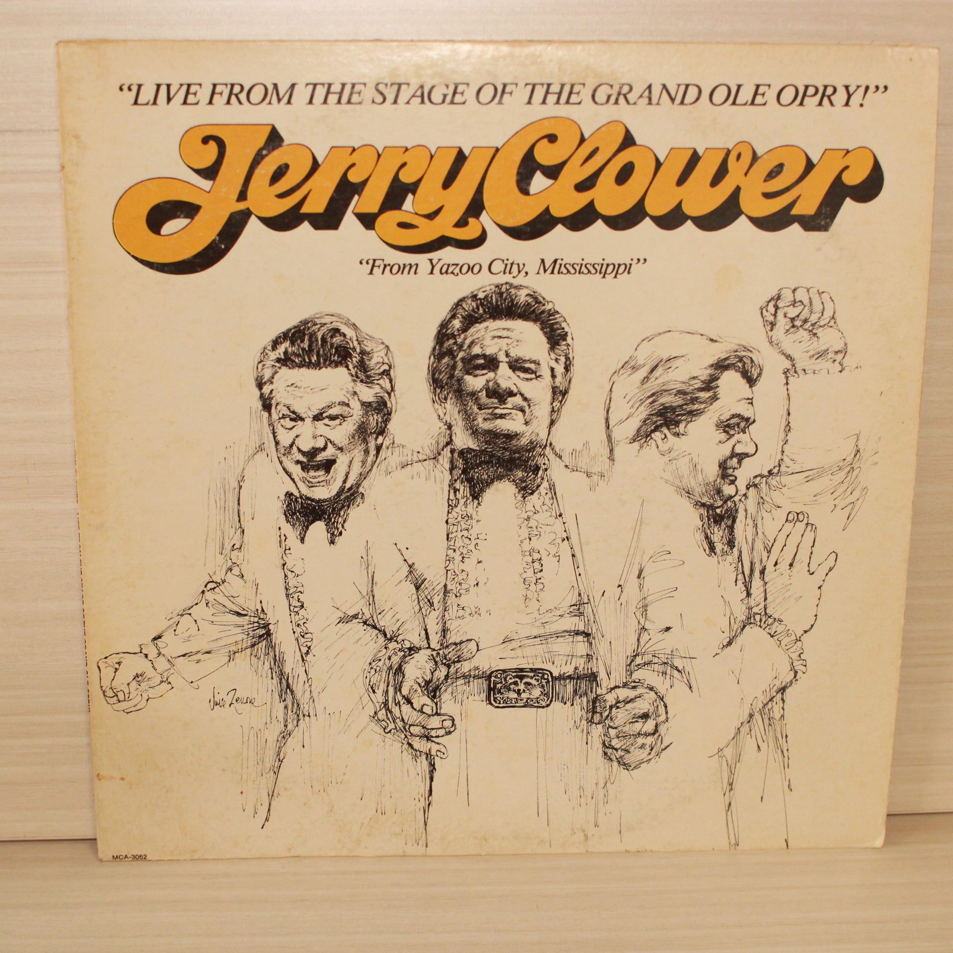 Jerry Clower : Live From The Stage Of The Grand Ole Opry! (LP,Album,Reissue,Stereo)