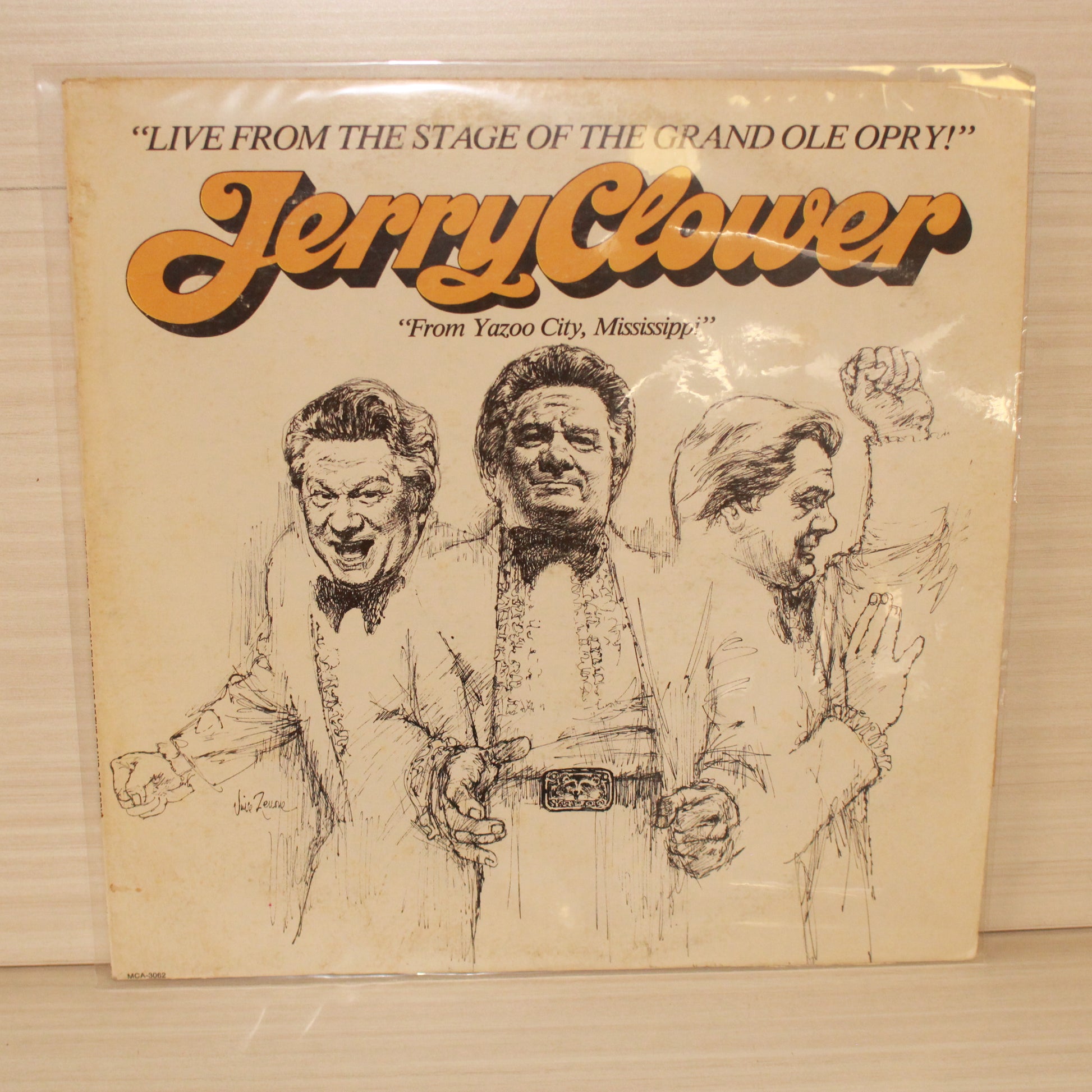 Jerry Clower : Live From The Stage Of The Grand Ole Opry! (LP,Album,Reissue,Stereo)