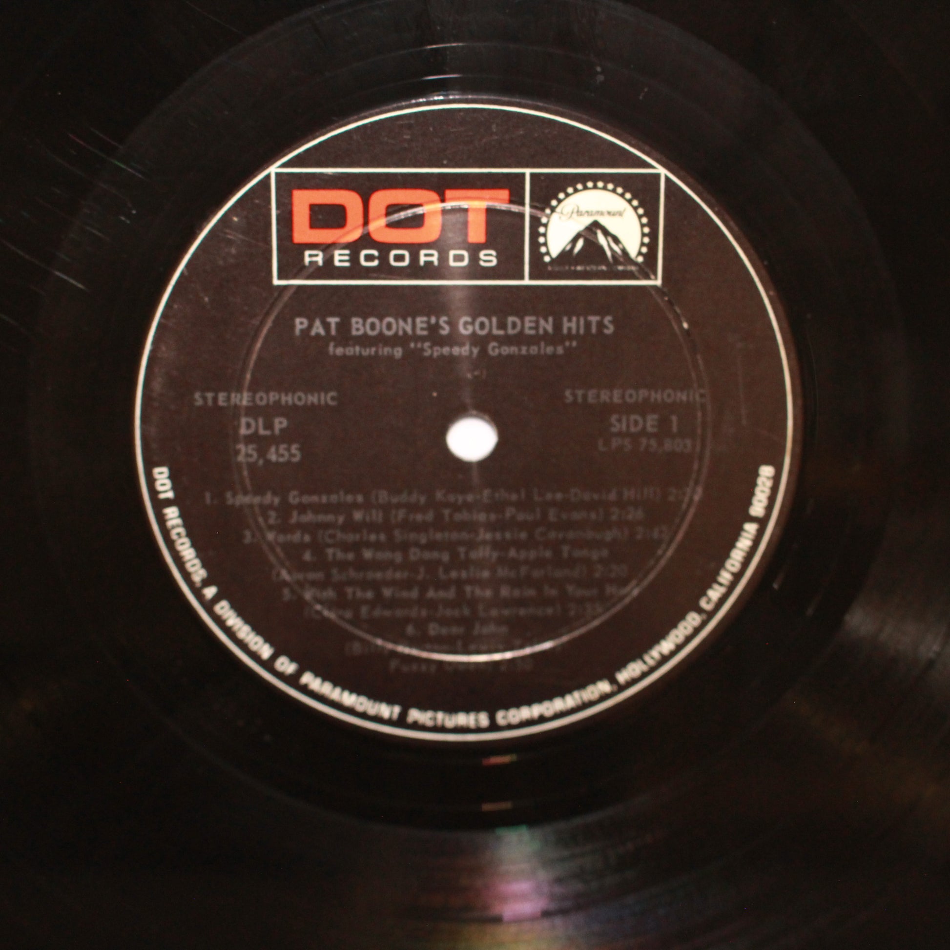 Pat Boone : Pat Boone's Golden Hits Featuring Speedy Gonzales (LP,Compilation,Stereo)