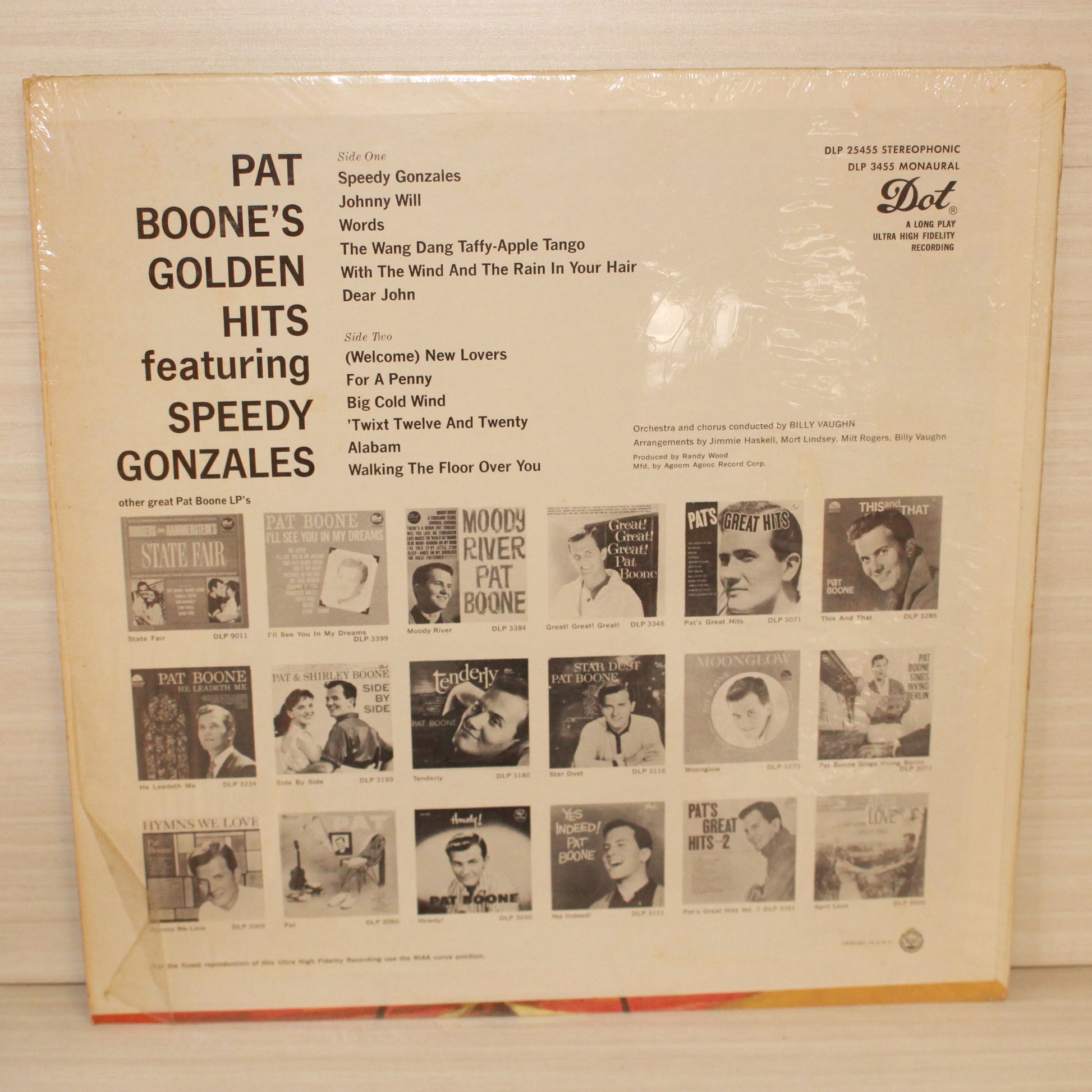 Pat Boone : Pat Boone's Golden Hits Featuring Speedy Gonzales (LP,Compilation,Stereo)