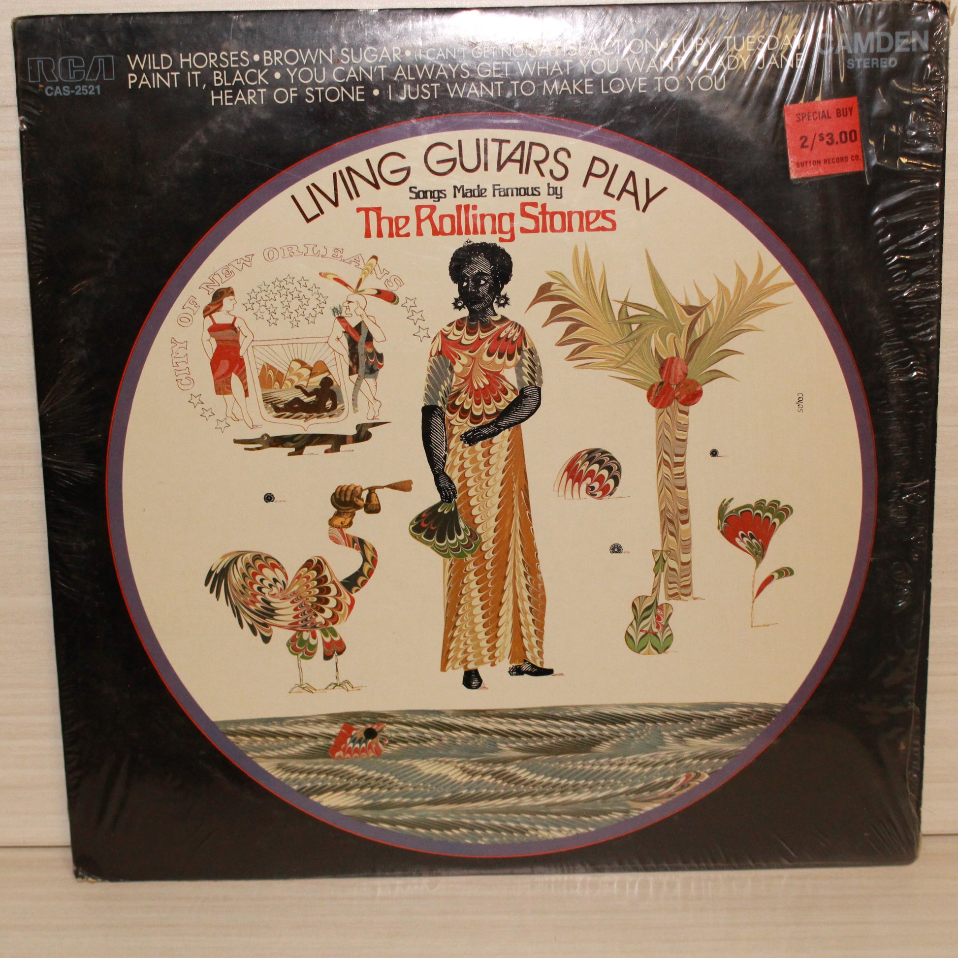 Living Guitars : Living Guitars Play Songs Made Famous By The Rolling Stones (LP,Album,Stereo)