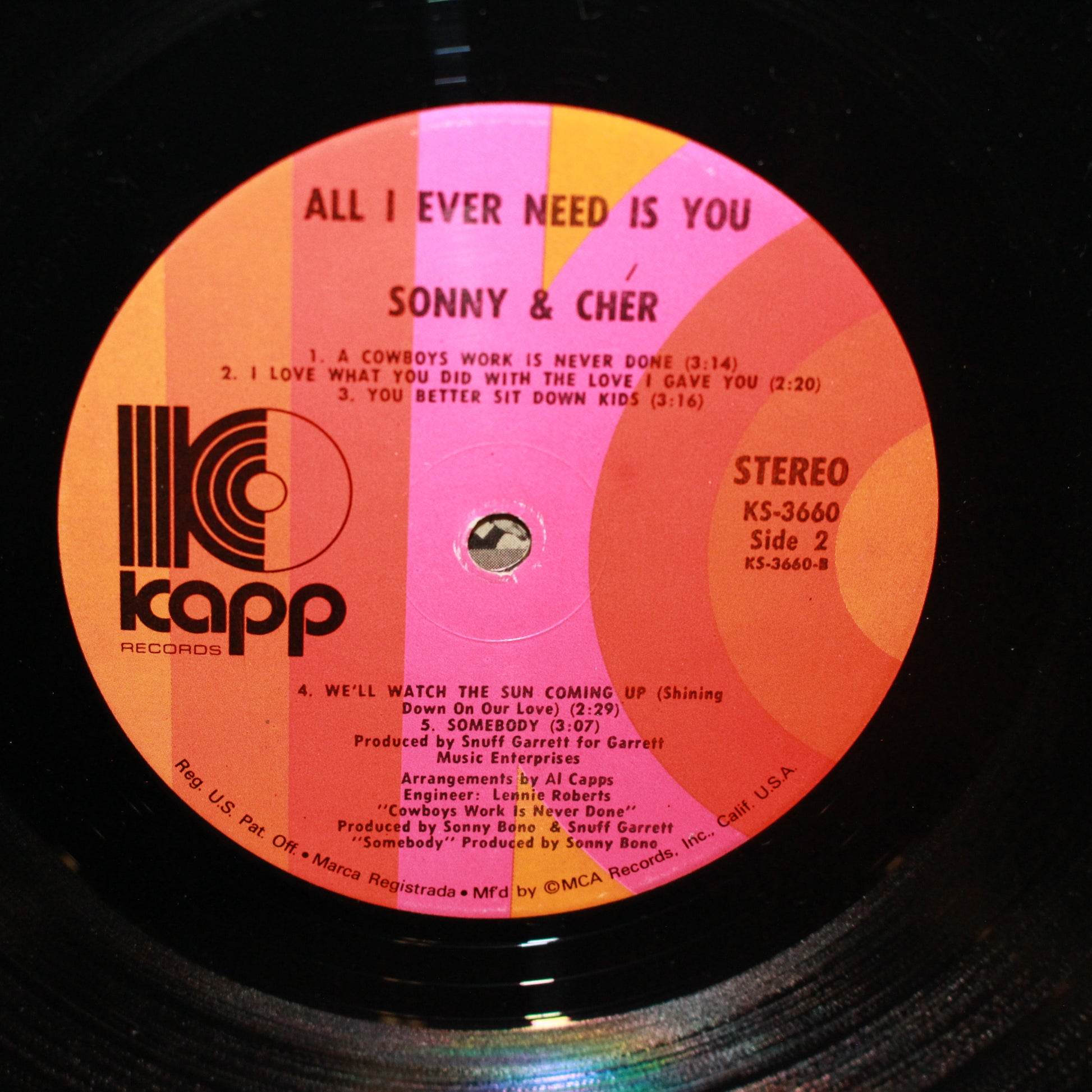 Sonny & Cher : All I Ever Need Is You (LP,Album,Reissue)