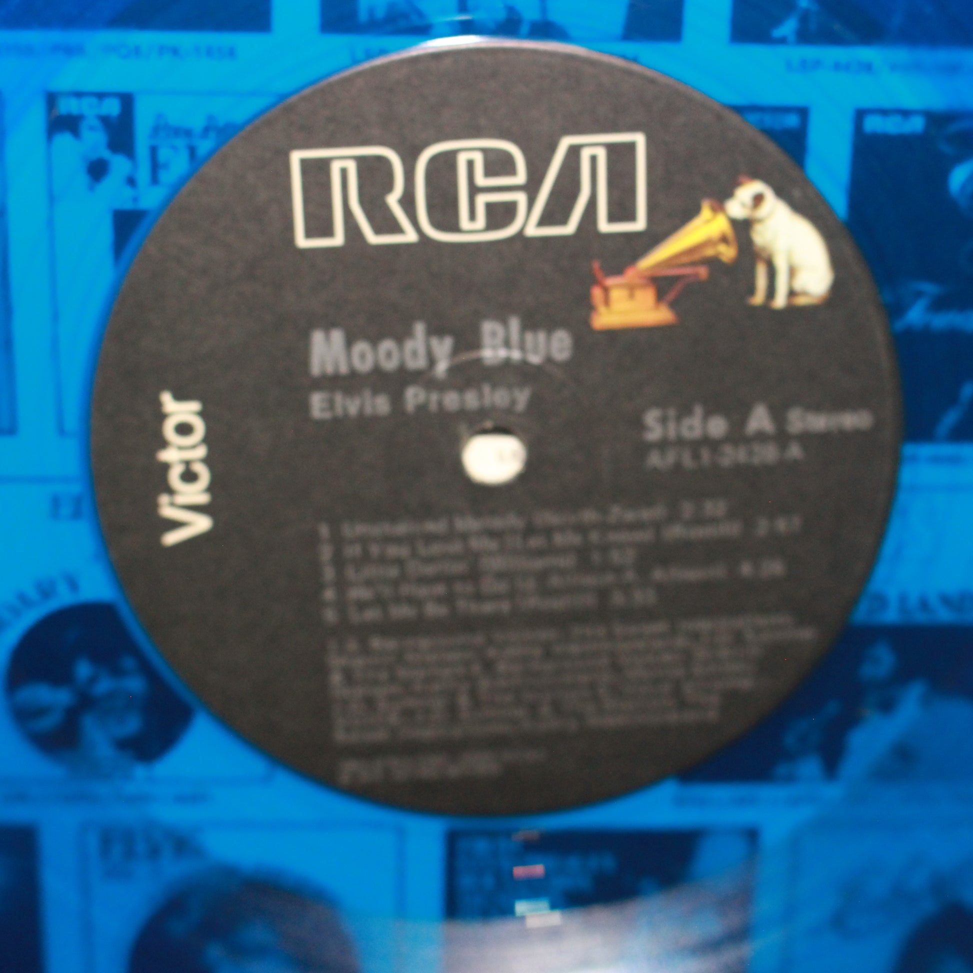 Elvis Presley : Moody Blue (LP,Album,Stereo)