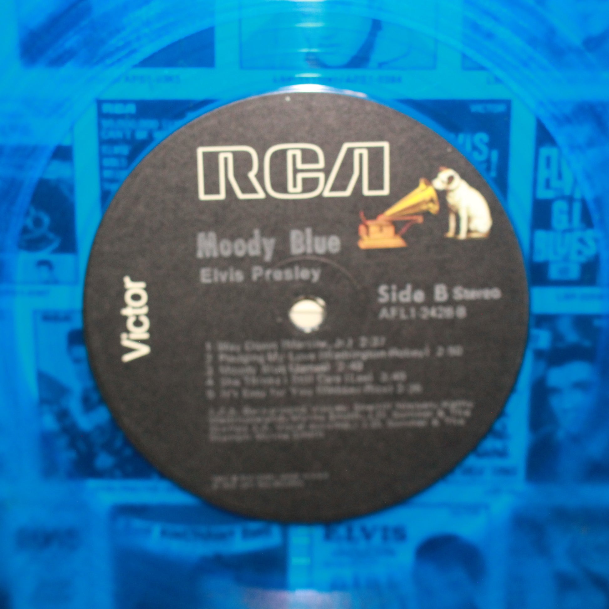 Elvis Presley : Moody Blue (LP,Album,Stereo)