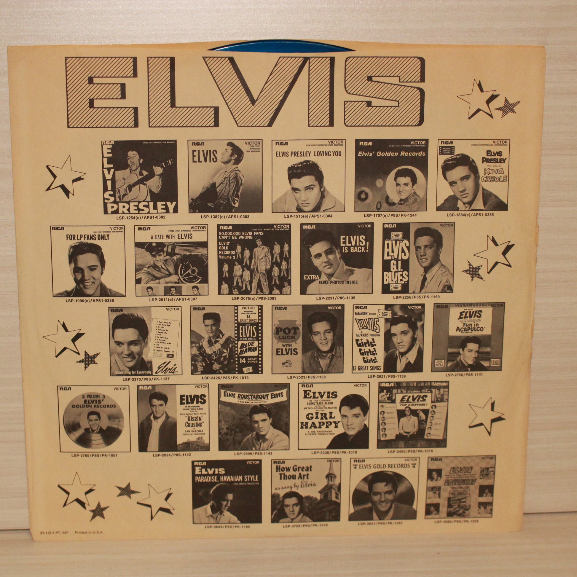 Elvis Presley : Moody Blue (LP,Album,Stereo)