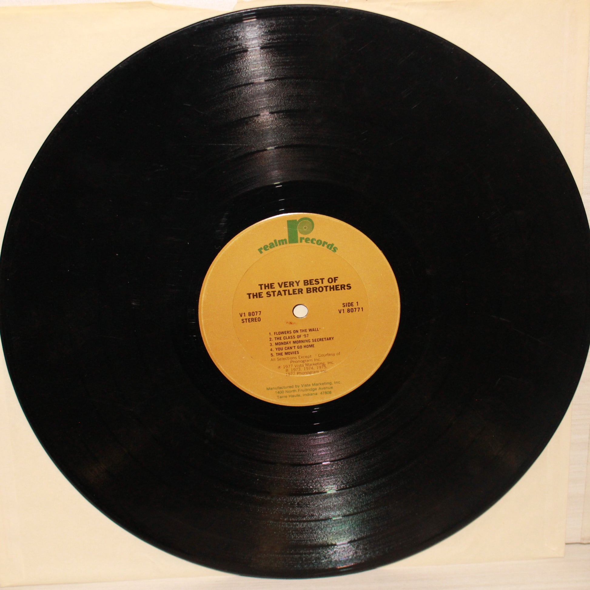 The Statler Brothers : The Very Best Of The Statler Brothers (LP,Compilation)