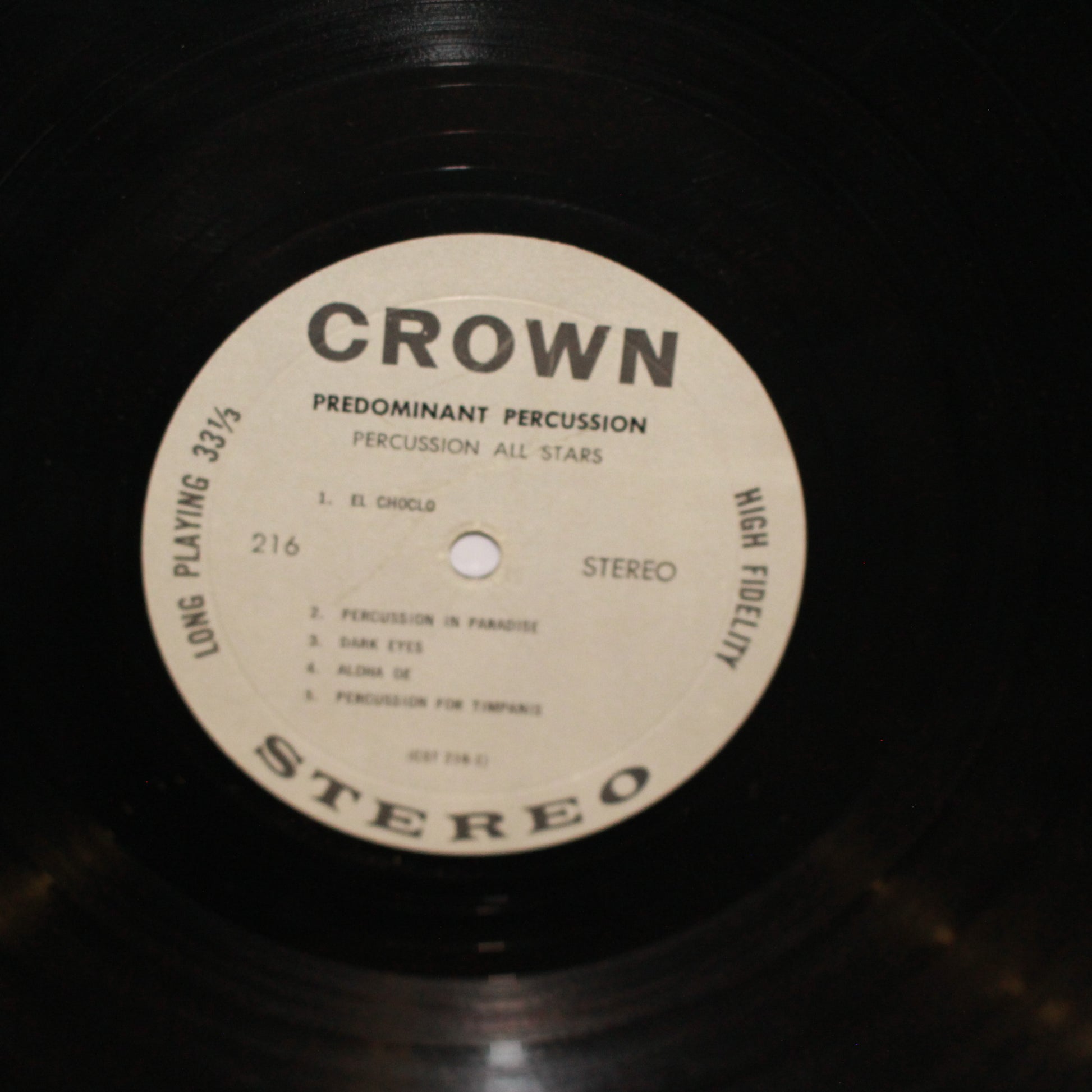 Percussion All Stars : Predominant Percussion (LP,Stereo)
