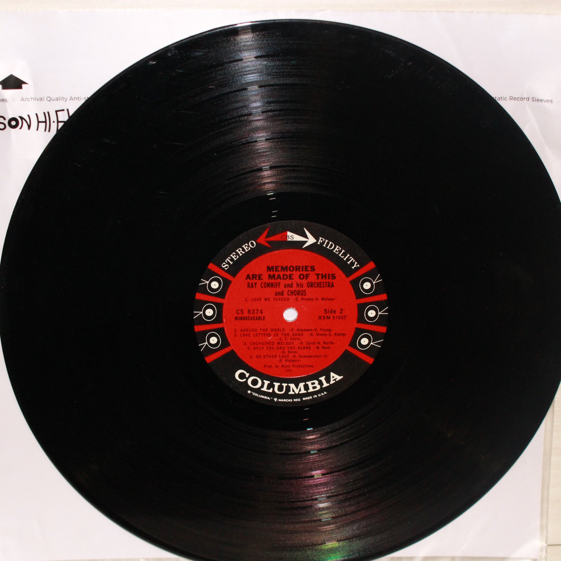 Ray Conniff And His Orchestra & Chorus : Memories Are Made Of This (LP,Album,Stereo)