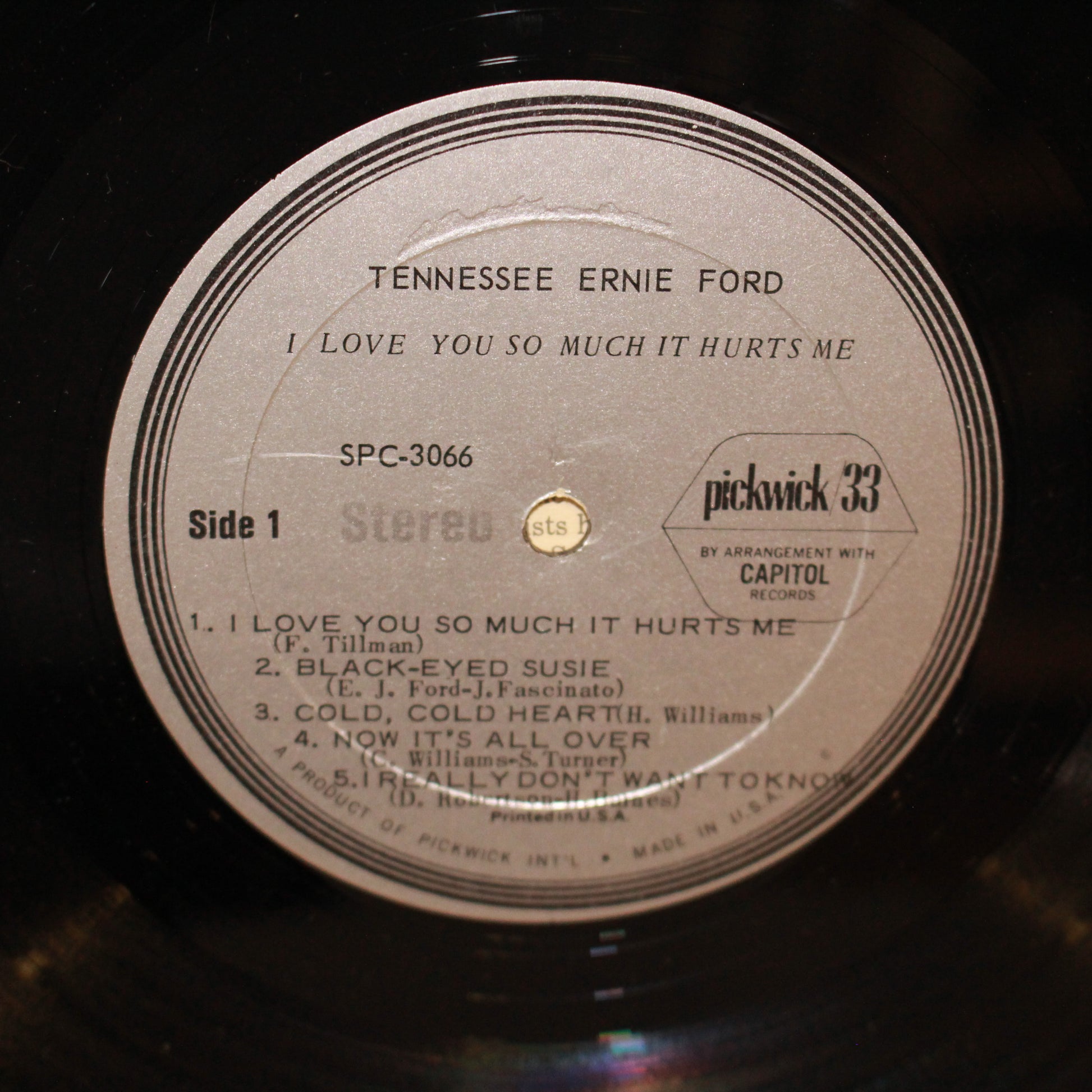 Tennessee Ernie Ford : Tennessee Ernie Ford (LP,Compilation,Stereo)