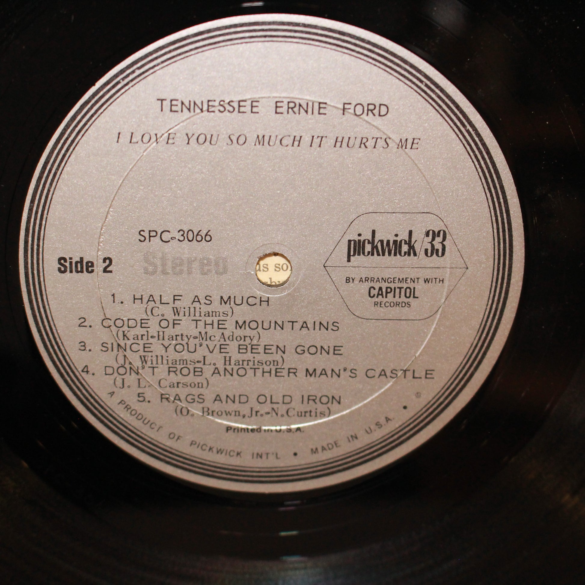 Tennessee Ernie Ford : Tennessee Ernie Ford (LP,Compilation,Stereo)
