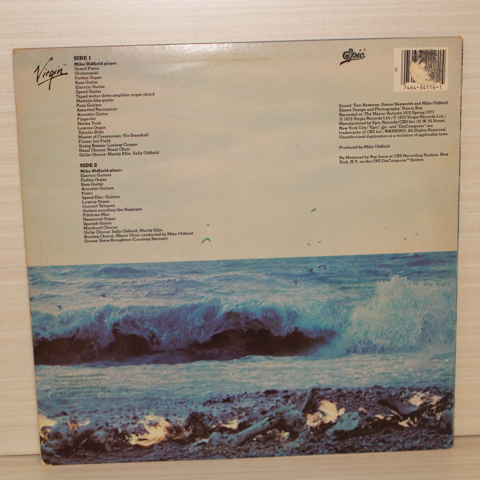 Mike Oldfield : Tubular Bells (LP,Album,Reissue,Remastered)