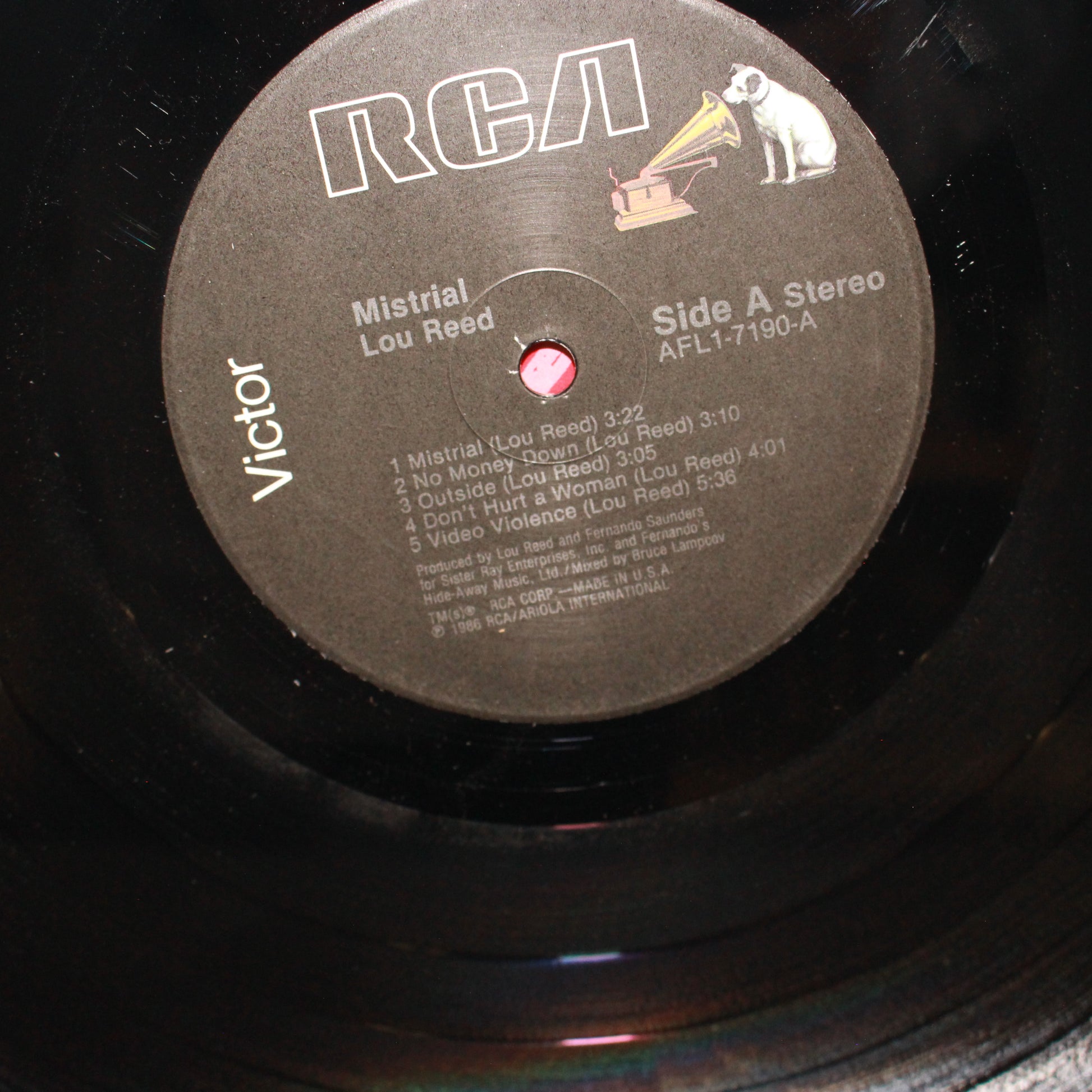 Lou Reed : Mistrial (LP,Album,Stereo)