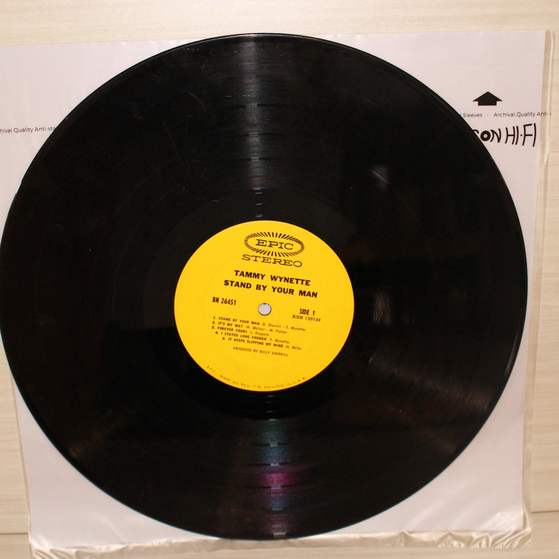 Tammy Wynette : Stand By Your Man (LP,Album)