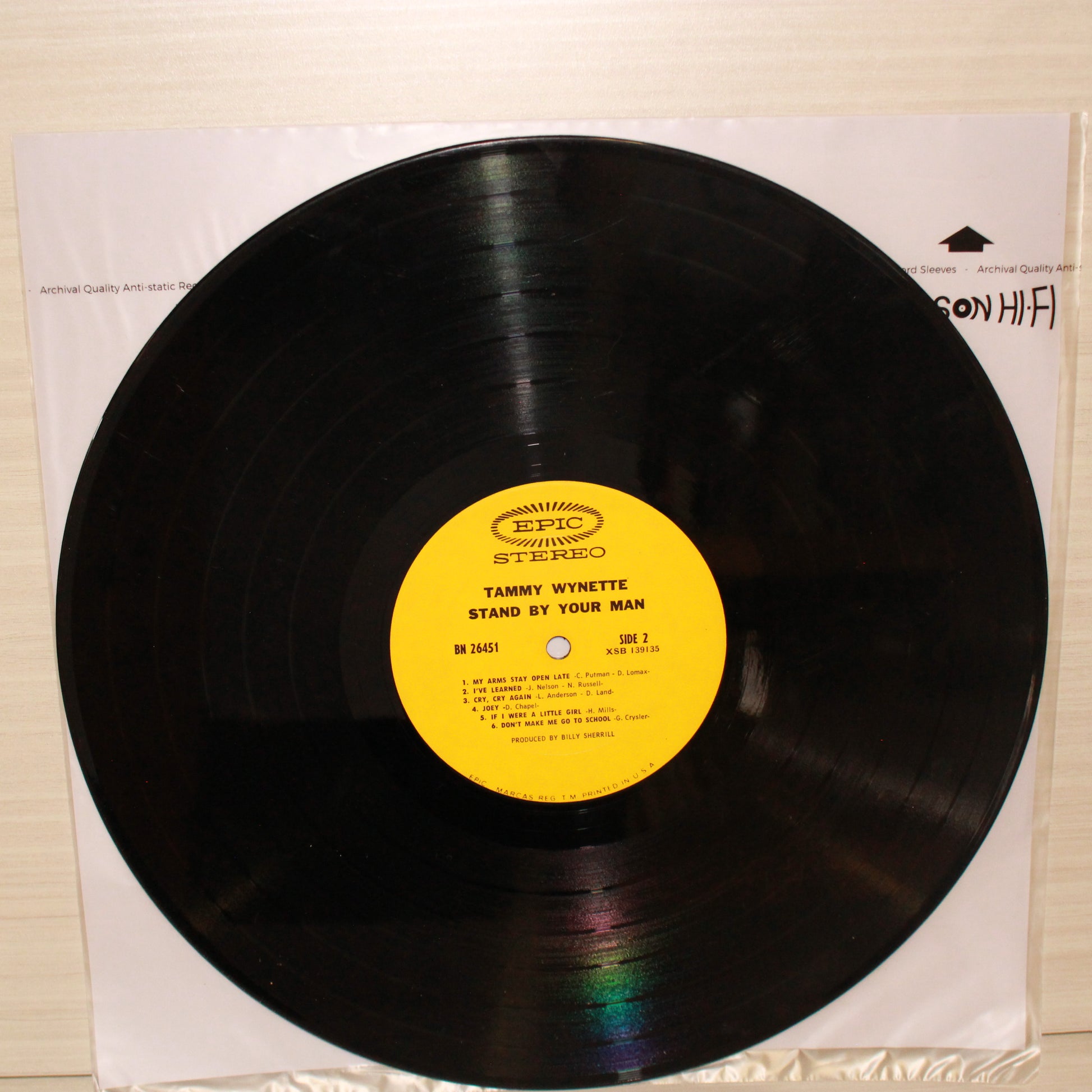 Tammy Wynette : Stand By Your Man (LP,Album)