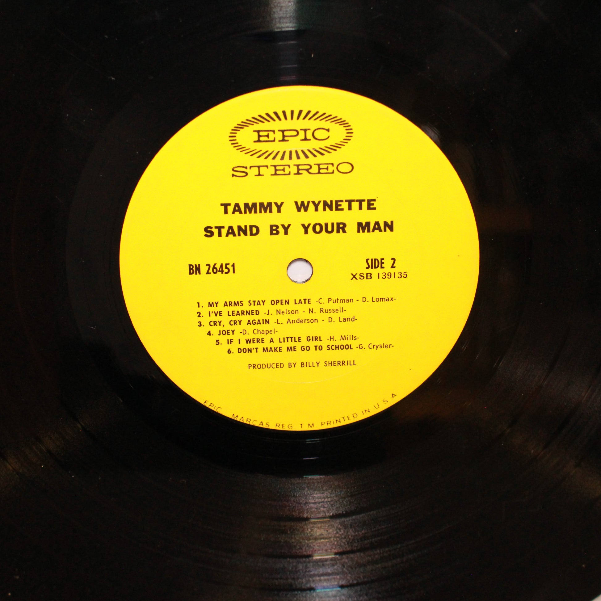 Tammy Wynette : Stand By Your Man (LP,Album)
