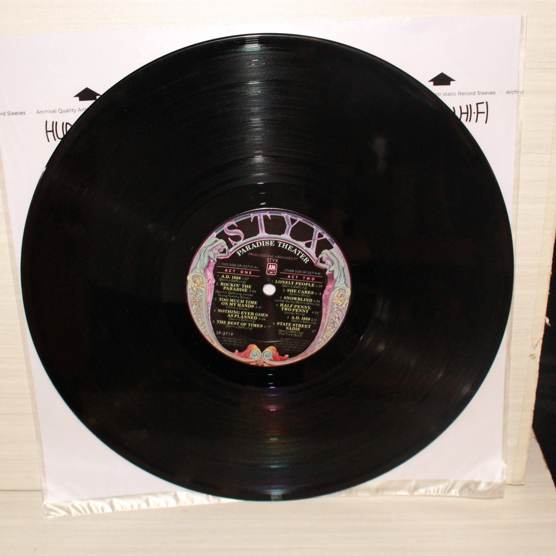 Styx : Paradise Theatre (LP,Album,Etched)
