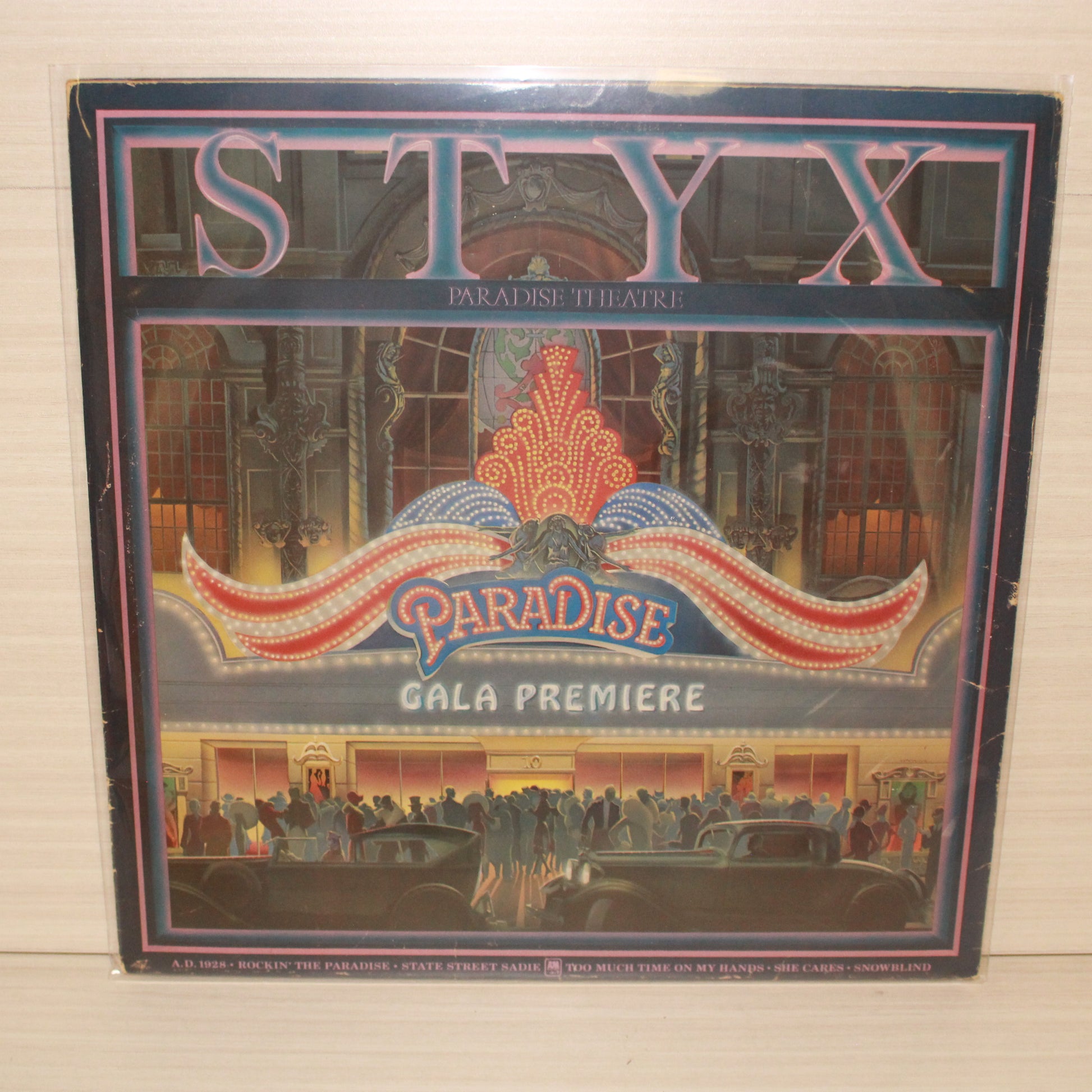 Styx : Paradise Theatre (LP,Album,Etched)