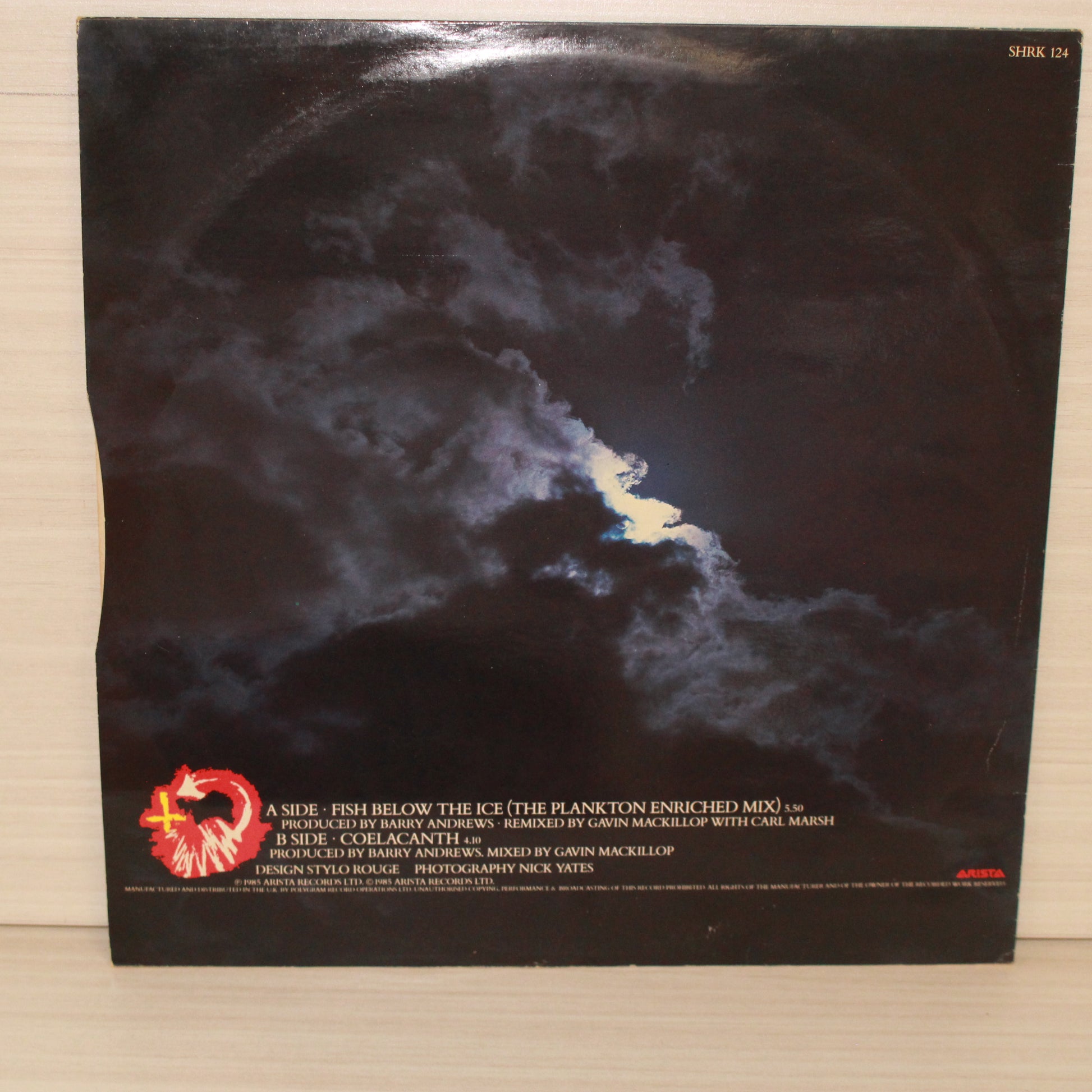 Shriekback : Fish Below The Ice (12",Single)