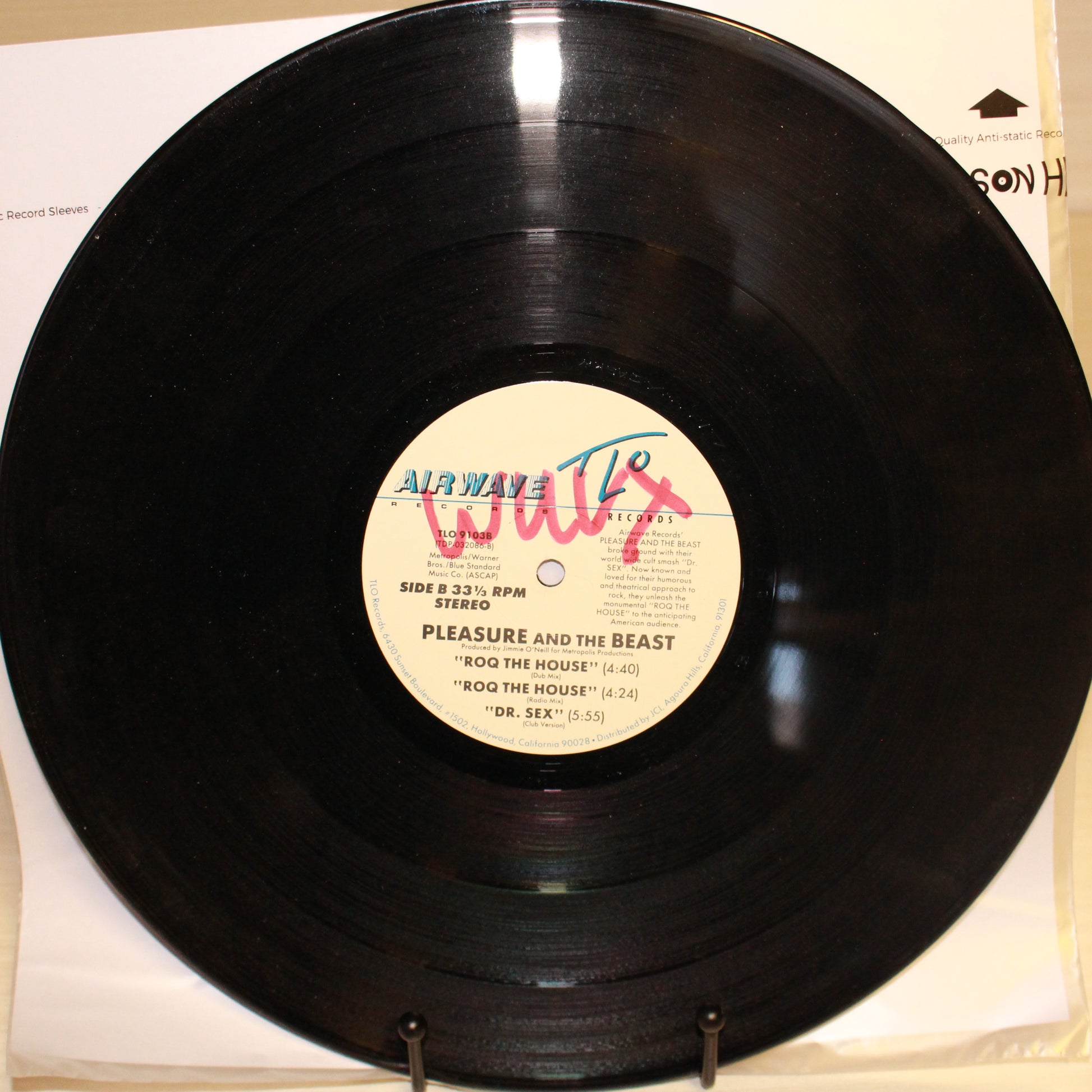 Pleasure And The Beast : Roq The House (12",33 ⅓ RPM,Single)