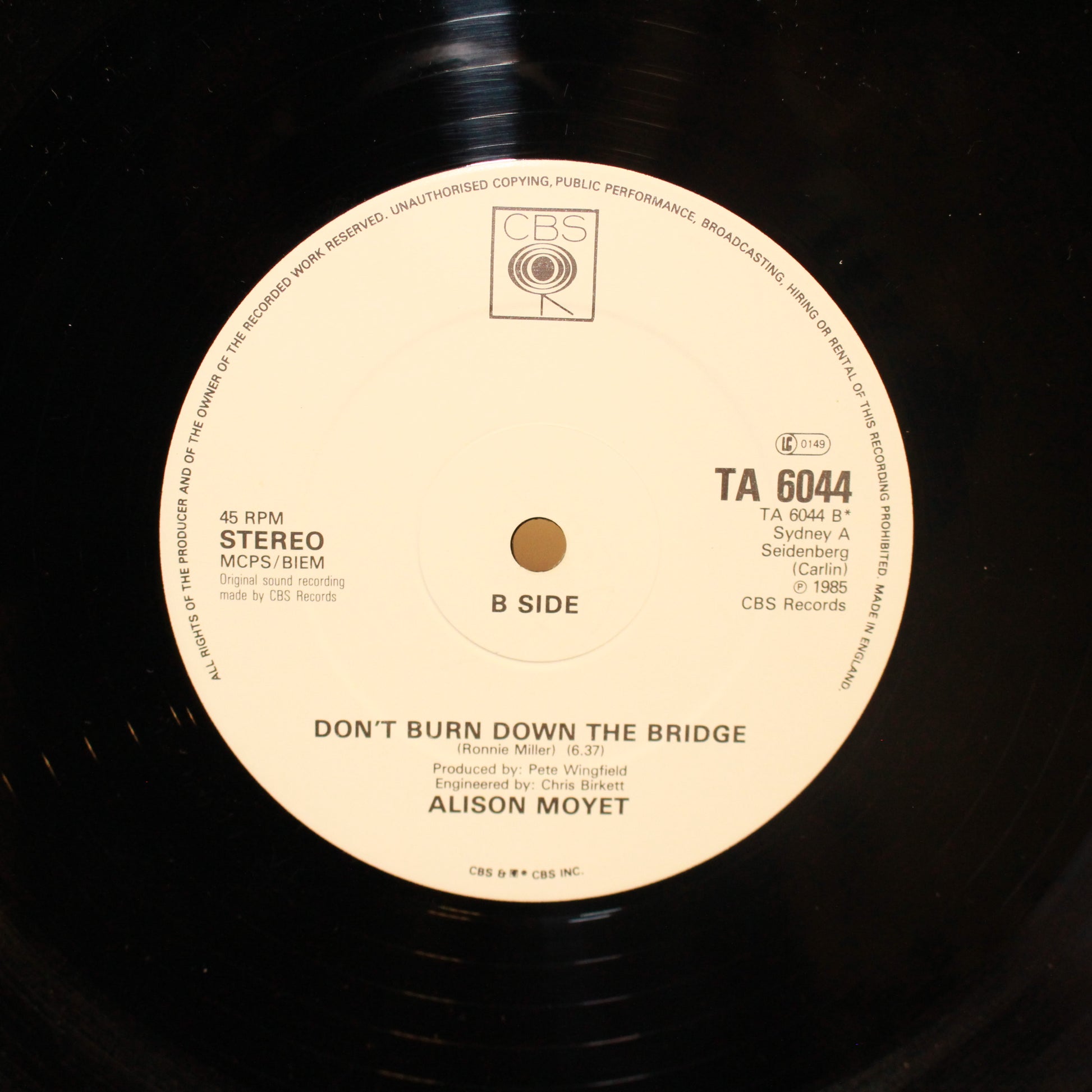 Alison Moyet : That Ole Devil Called Love (12",45 RPM,Single)