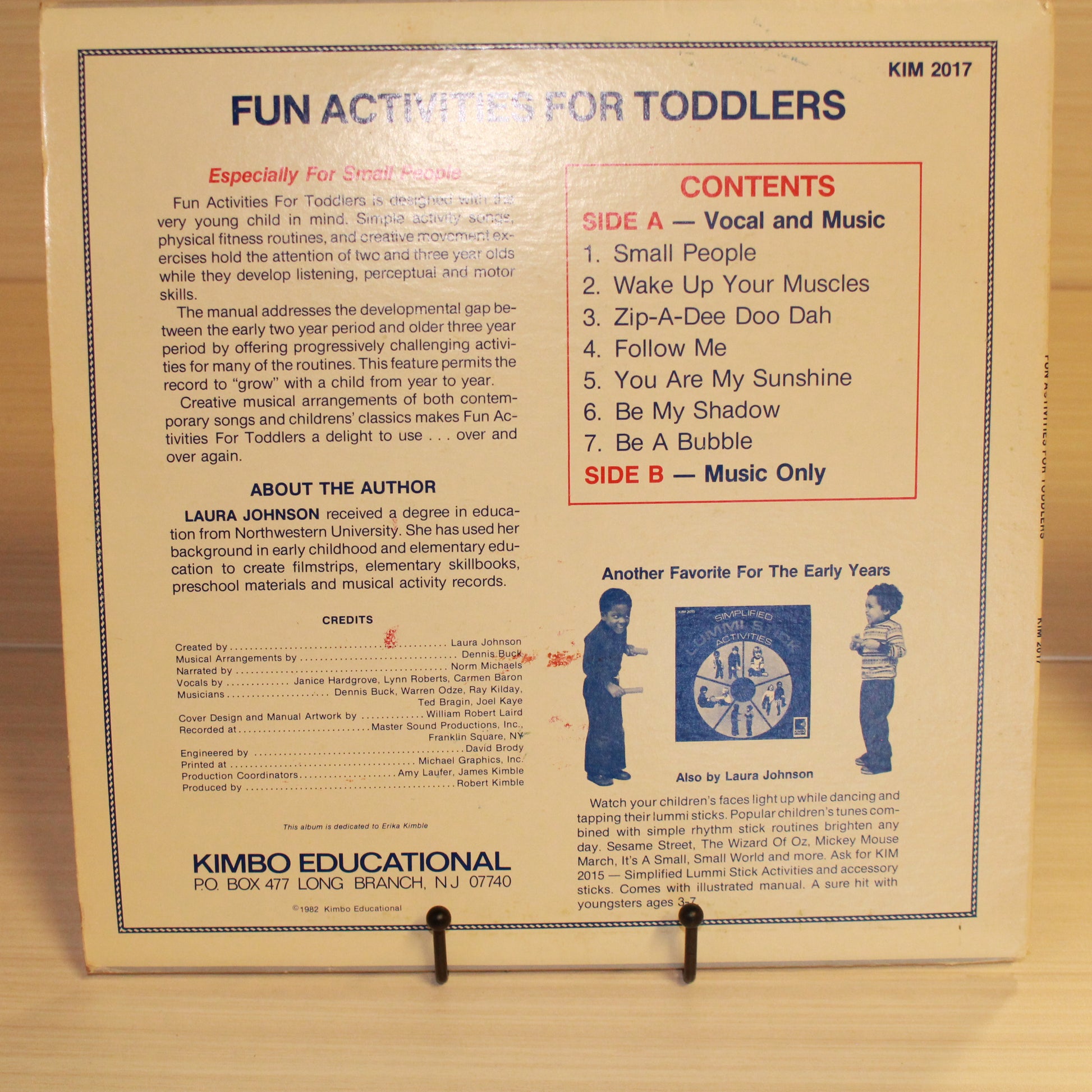 Laura Johnson (3) : Fun Activities For Toddlers (LP)