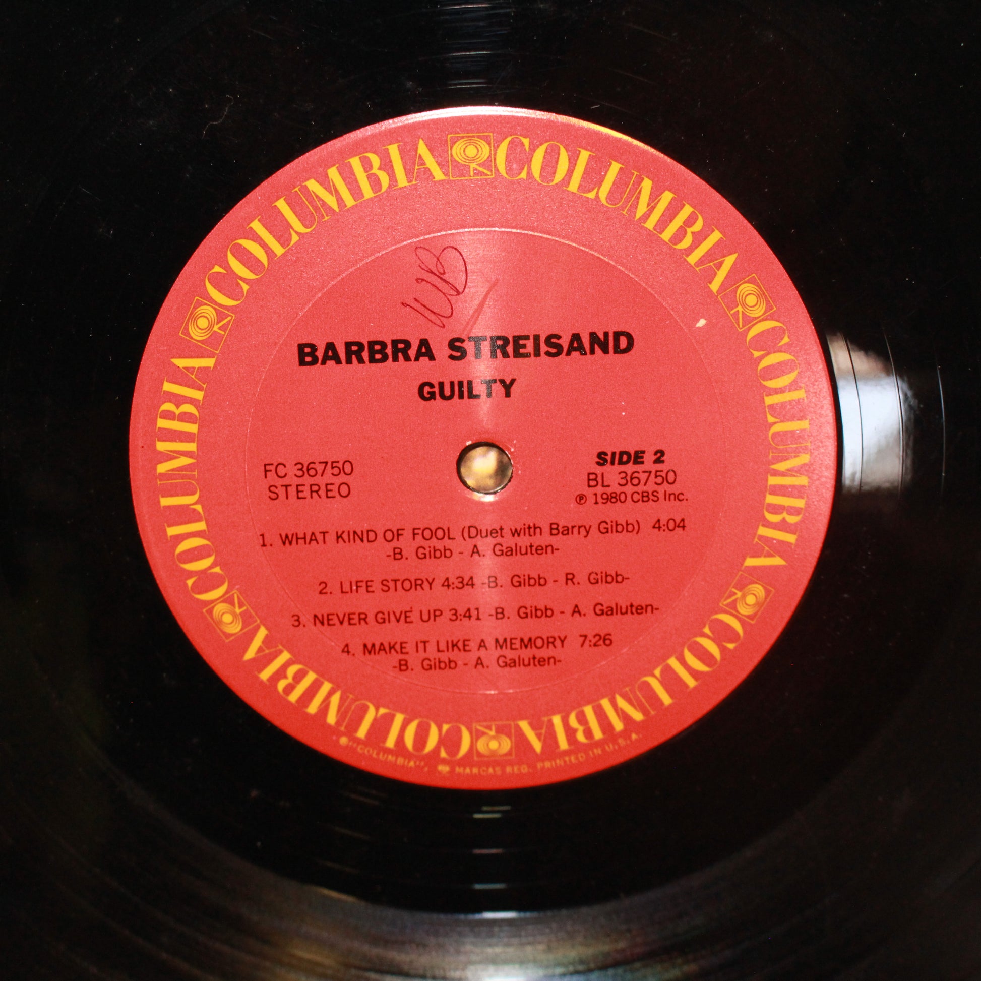 Barbra Streisand : Guilty (LP,Album)