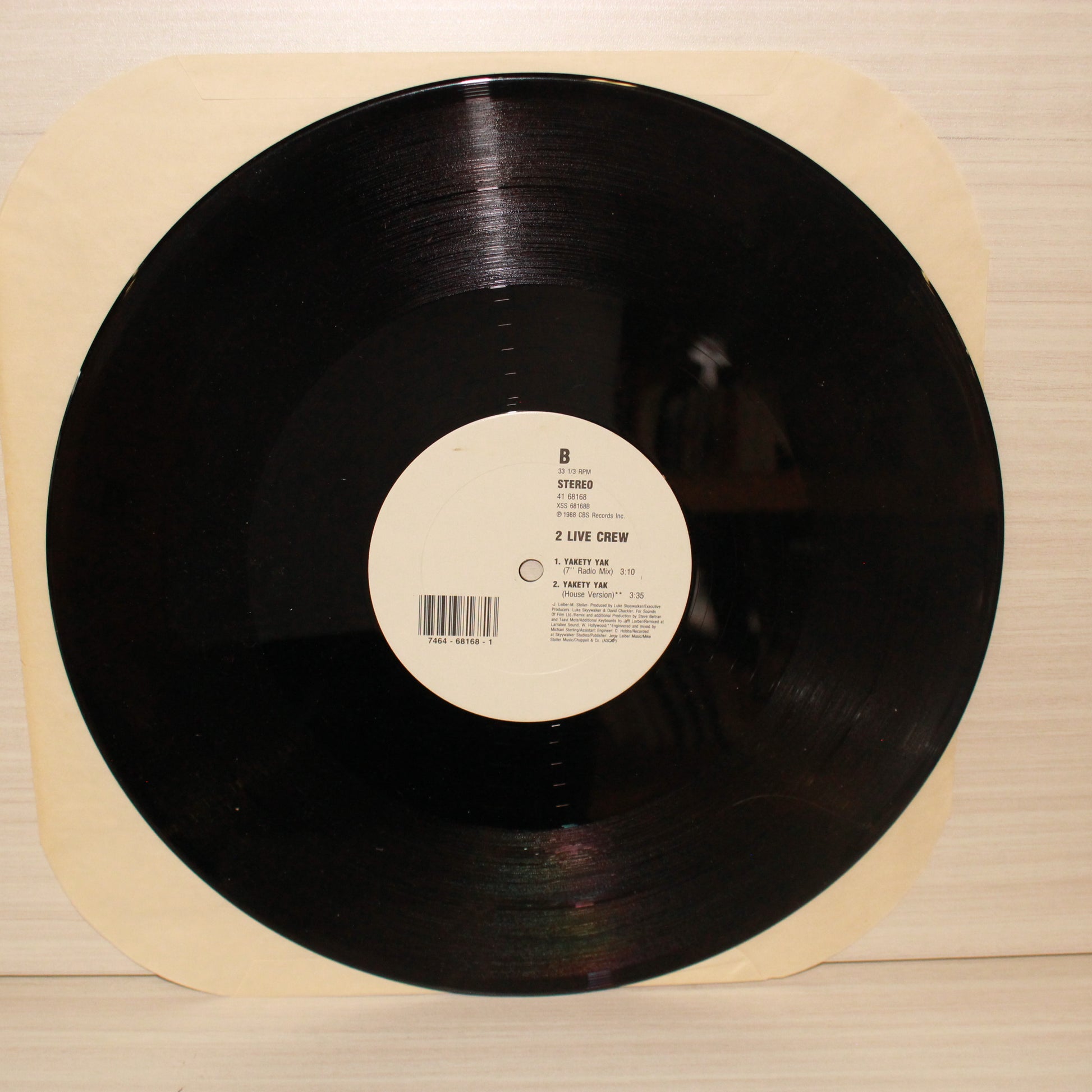 The 2 Live Crew : Yakety Yak (12",33 ⅓ RPM)