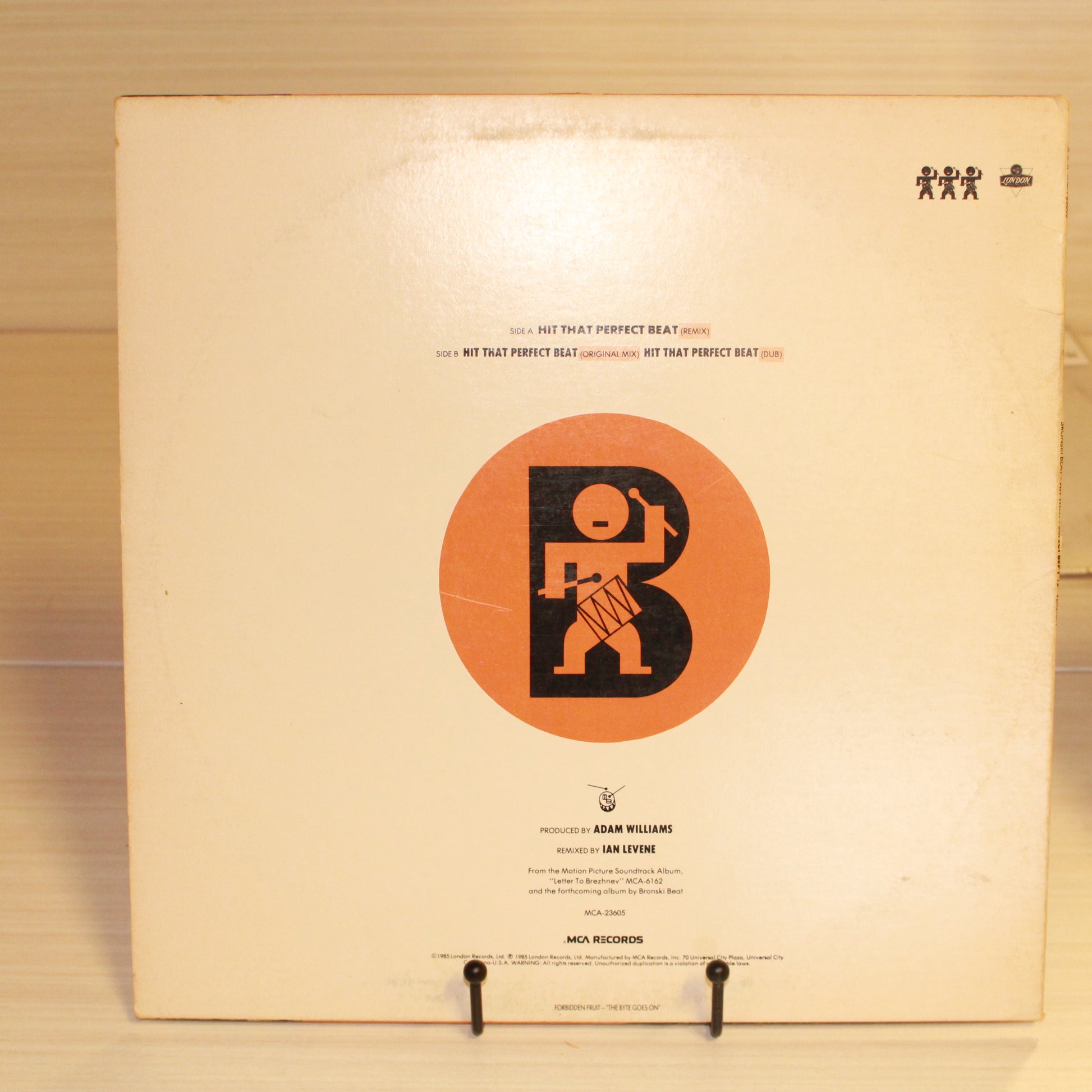 Bronski Beat : Hit That Perfect Beat (12" Version) (12",Single,45 RPM)