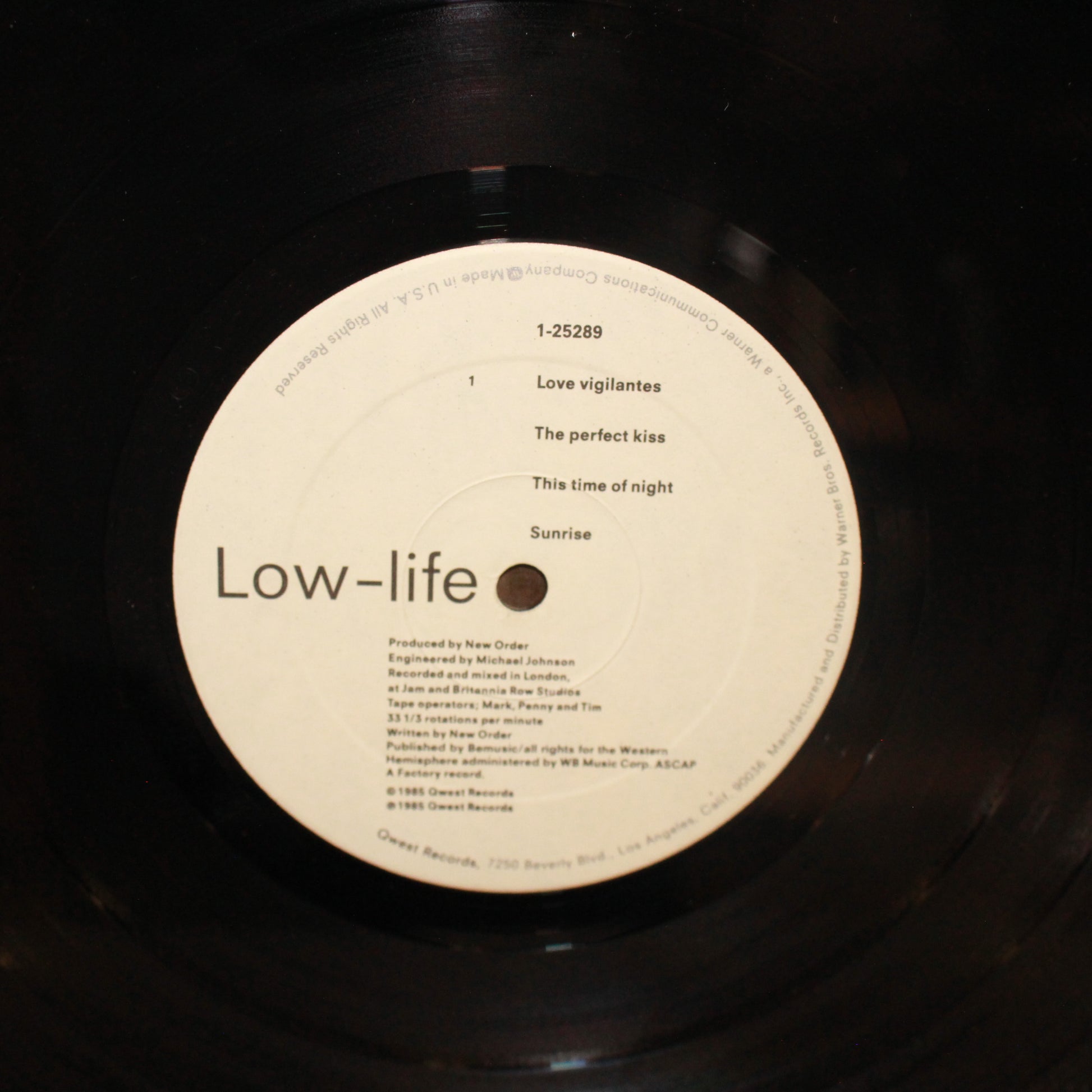 New Order : Low-life (LP,Album)