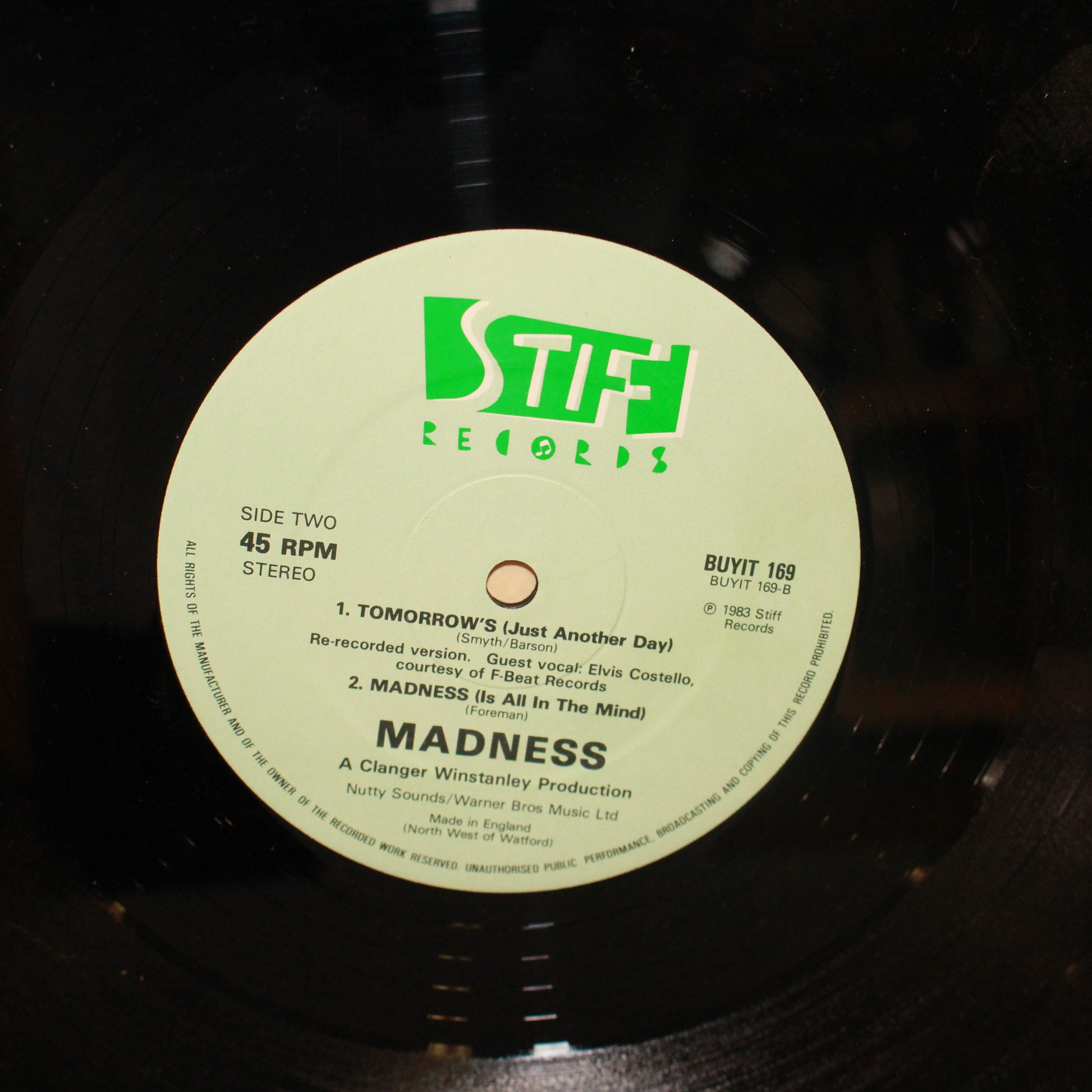 Madness : Tomorrow's Just Another Day (Warped 12" Version) (12",45 RPM,Limited Edition)