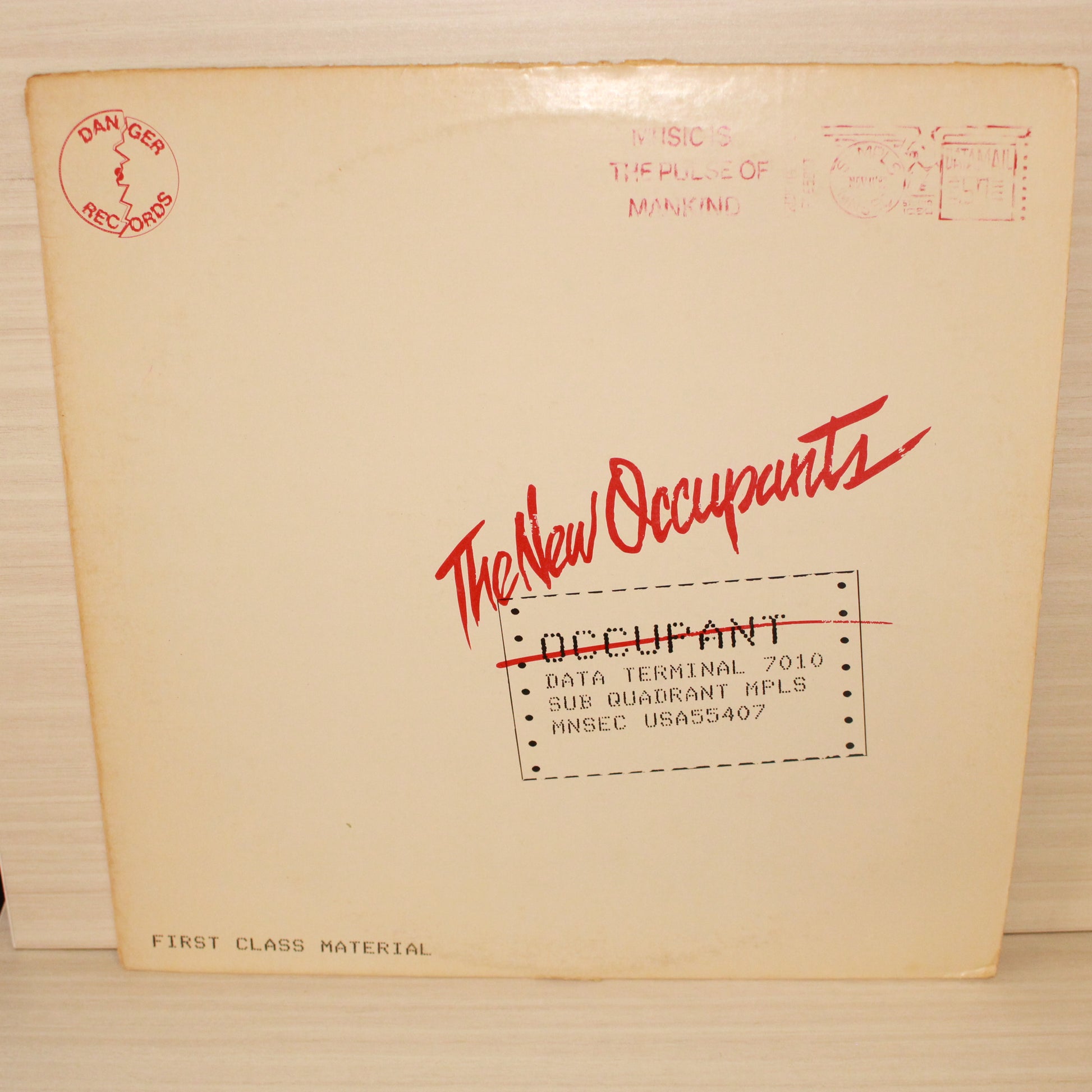 The New Occupants : The New Occupants EP (12",33 ⅓ RPM)