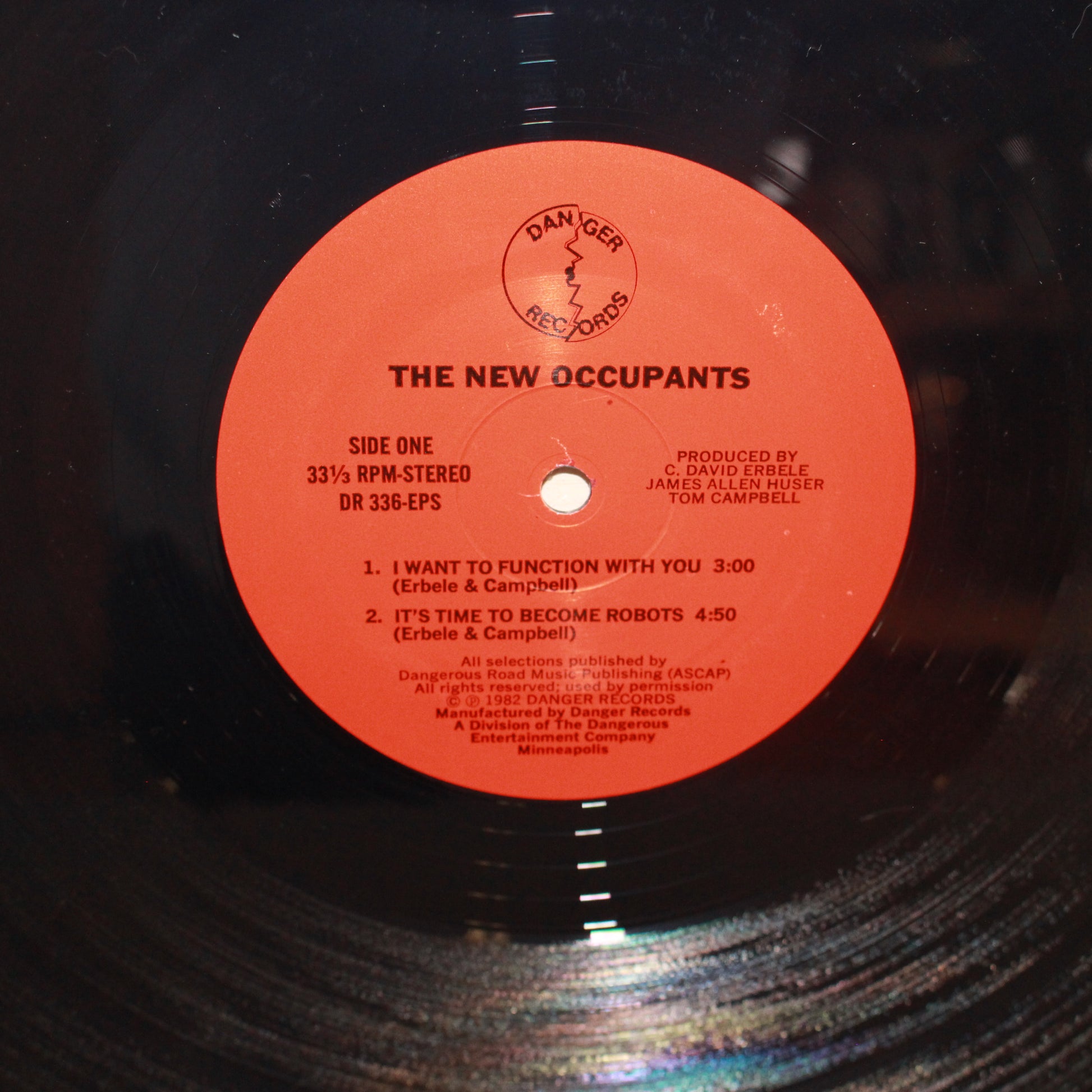 The New Occupants : The New Occupants EP (12",33 ⅓ RPM)