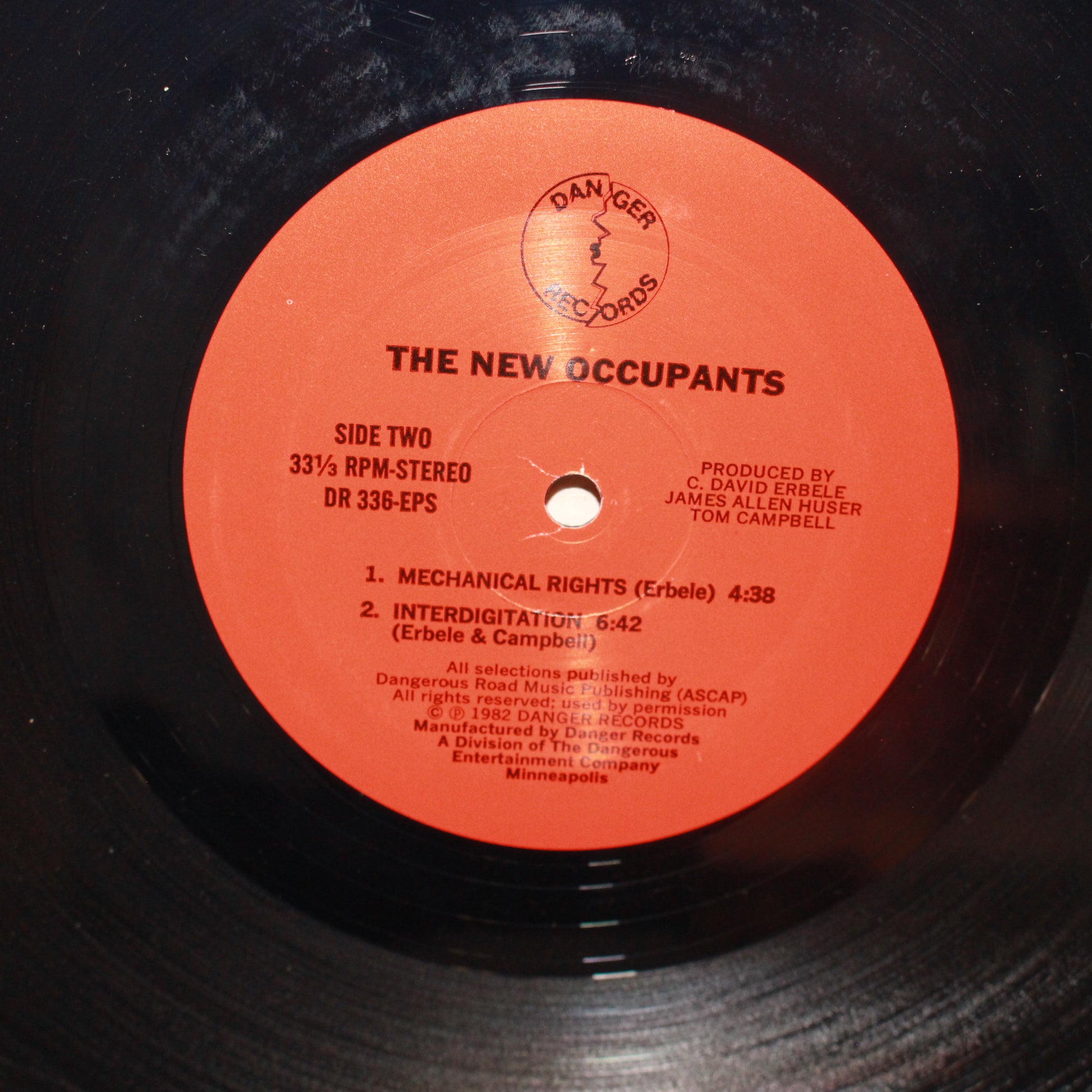 The New Occupants : The New Occupants EP (12",33 ⅓ RPM)