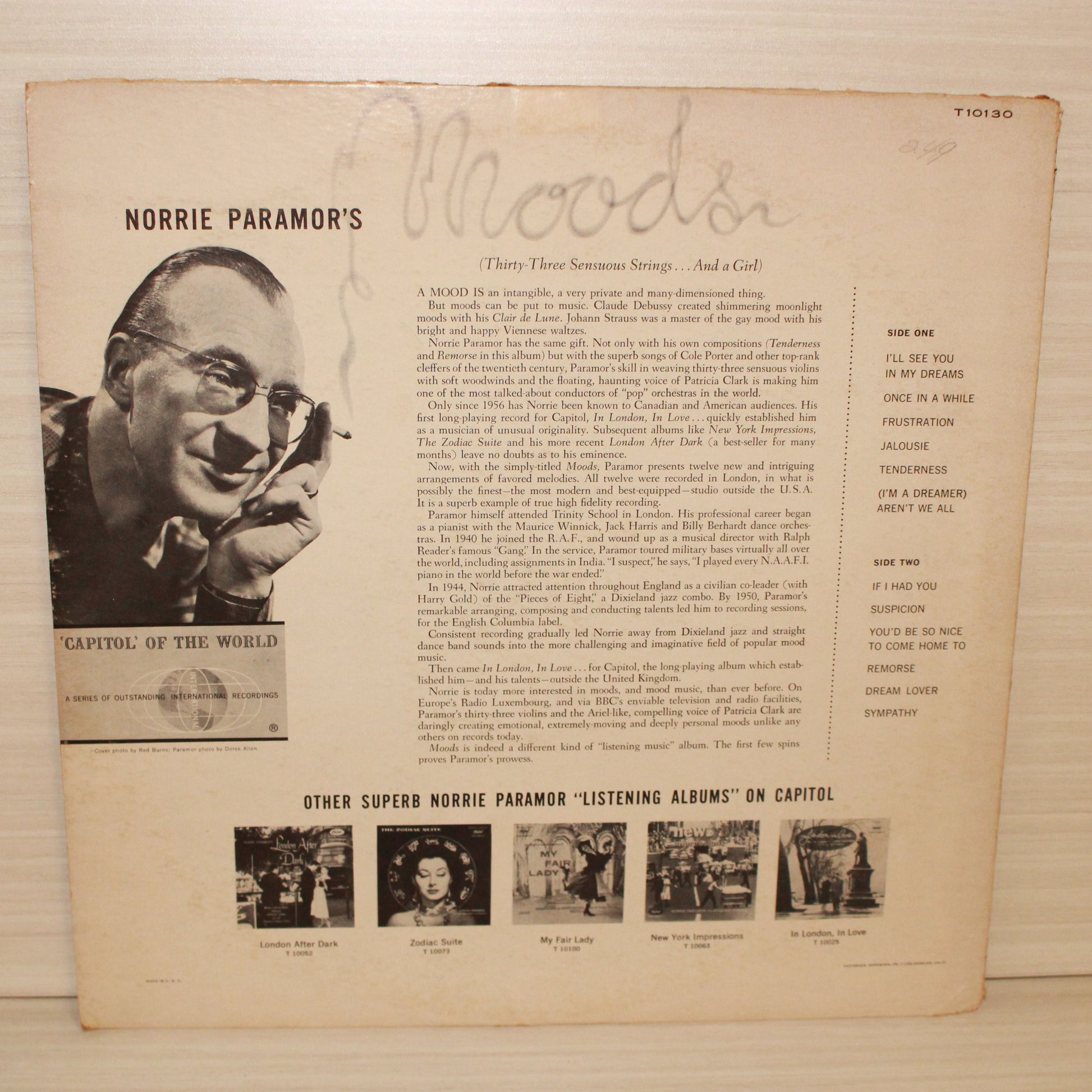 Norrie Paramor : Norrie Paramor's Moods (LP,Album,Mono)