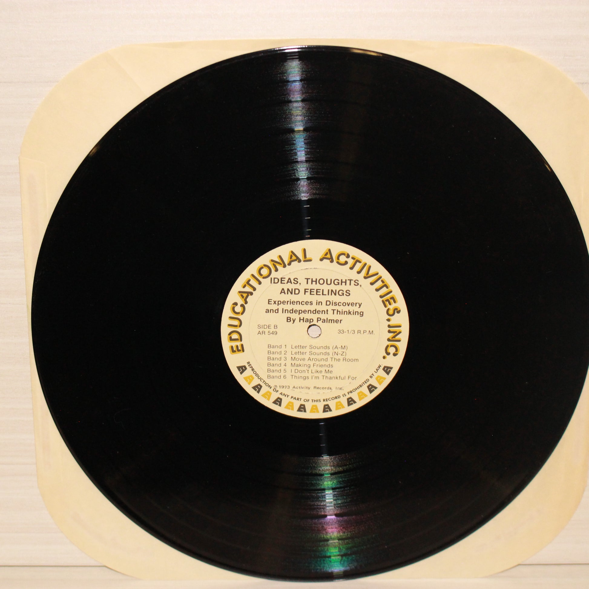 Hap Palmer : Ideas, Thoughts And Feelings (LP)