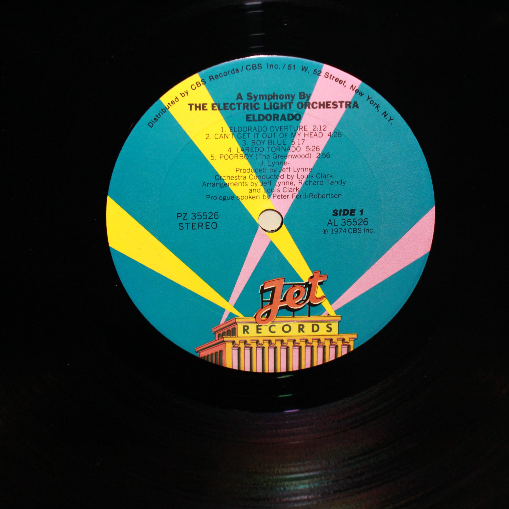 Electric Light Orchestra : Eldorado - A Symphony By The Electric Light Orchestra (LP,Album,Reissue)