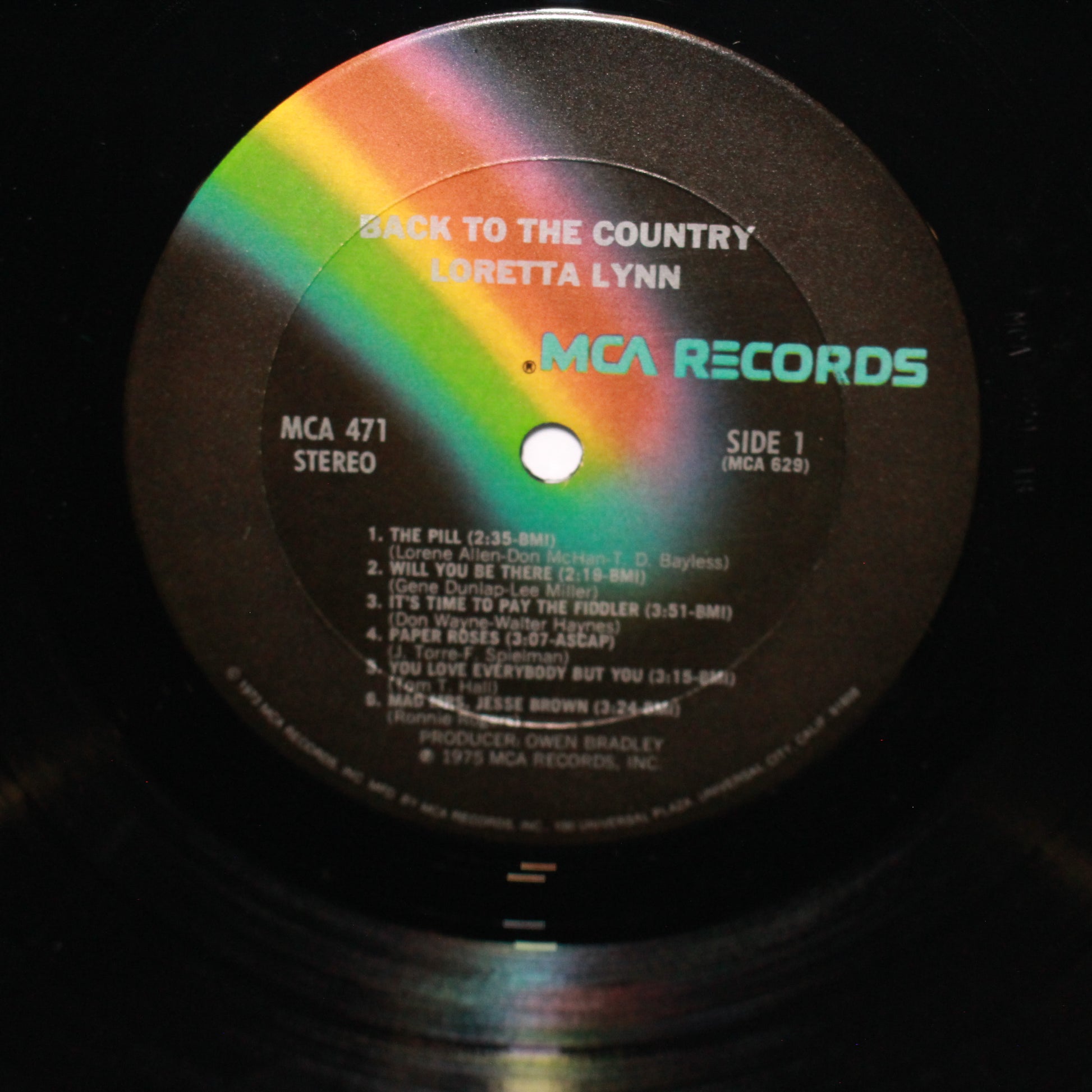 Loretta Lynn : Back To The Country (LP,Album)
