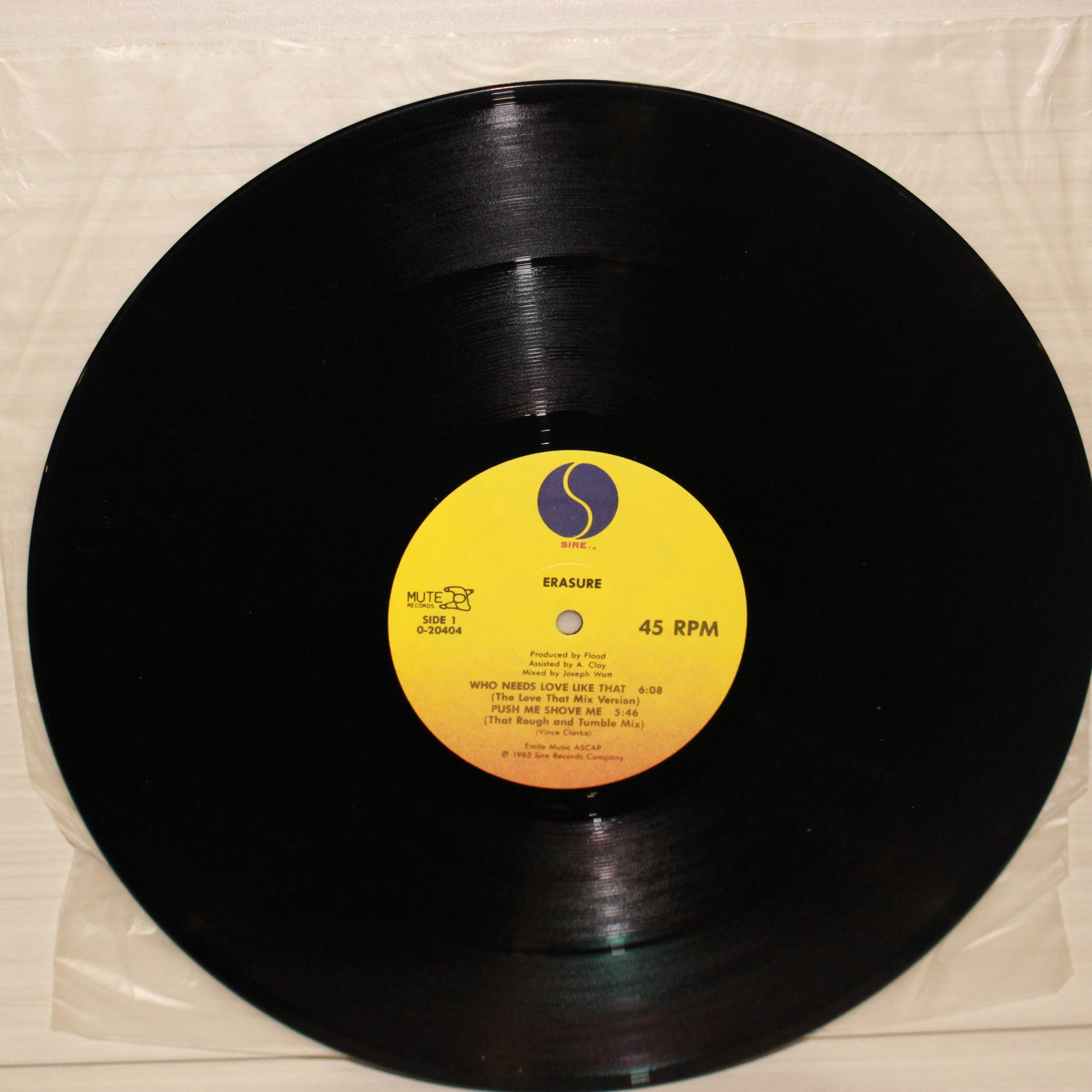 Erasure : Who Needs Love Like That (12",45 RPM,Maxi-Single)