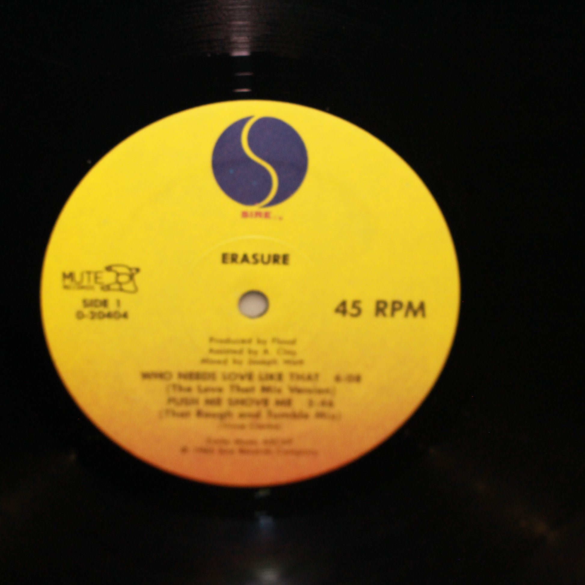 Erasure : Who Needs Love Like That (12",45 RPM,Maxi-Single)