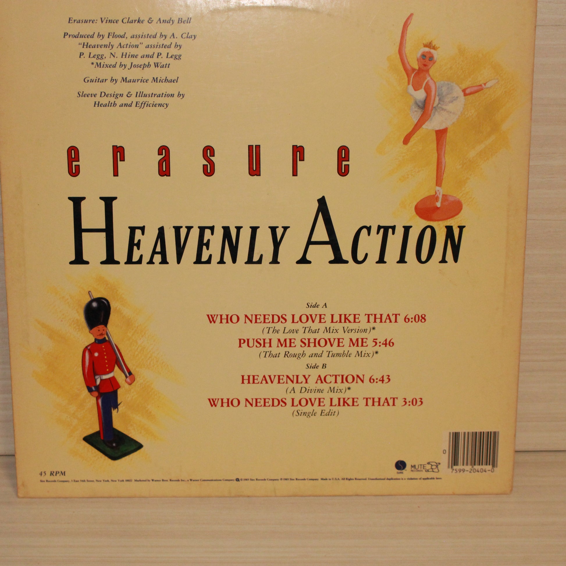 Erasure : Who Needs Love Like That (12",45 RPM,Maxi-Single)