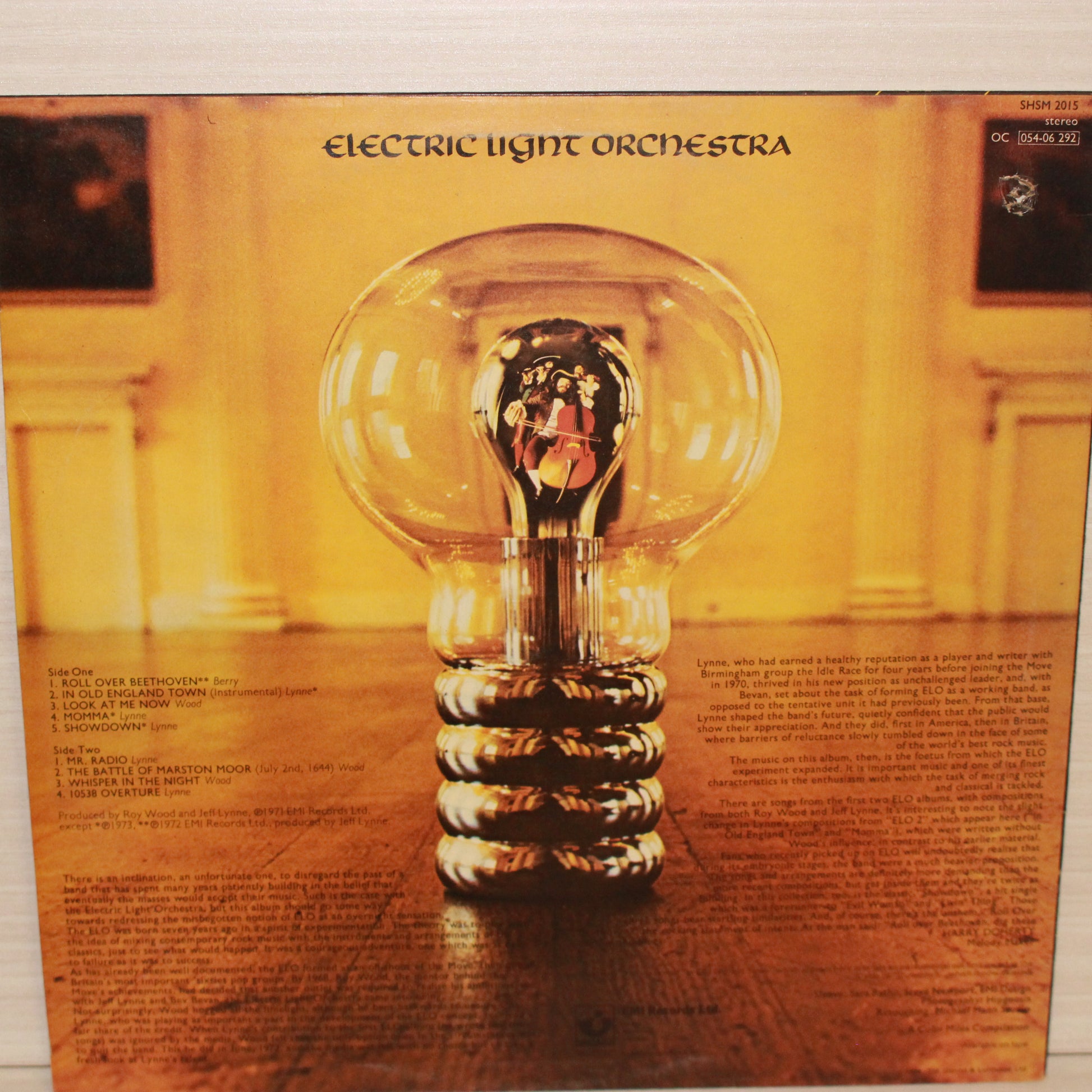 Electric Light Orchestra : The Light Shines On (LP,Compilation,Stereo)