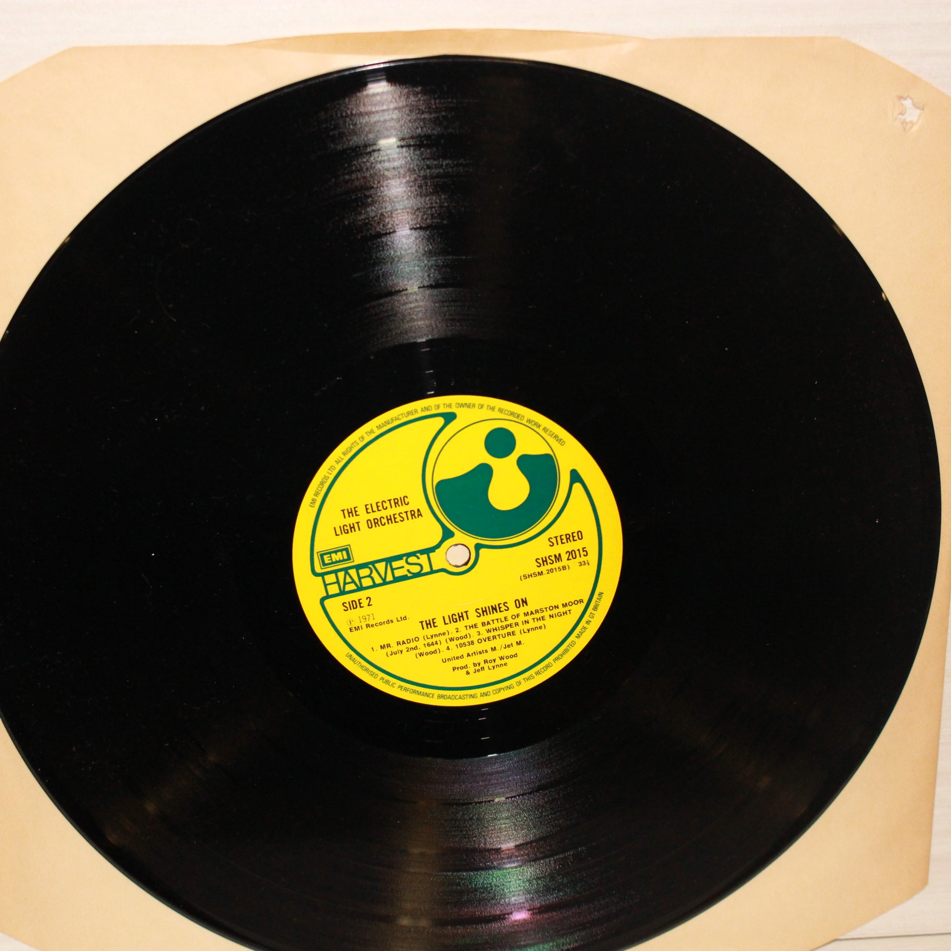 Electric Light Orchestra : The Light Shines On (LP,Compilation,Stereo)