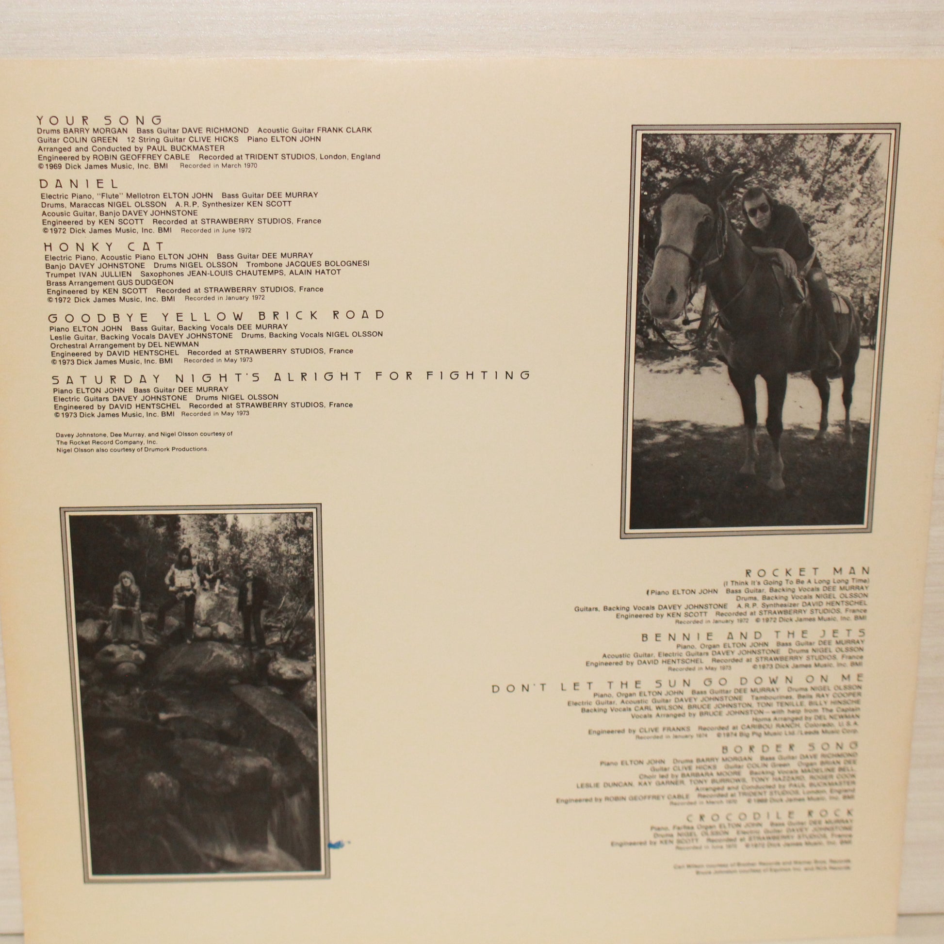 Elton John : Elton John's Greatest Hits Vol.1 (LP,Compilation)