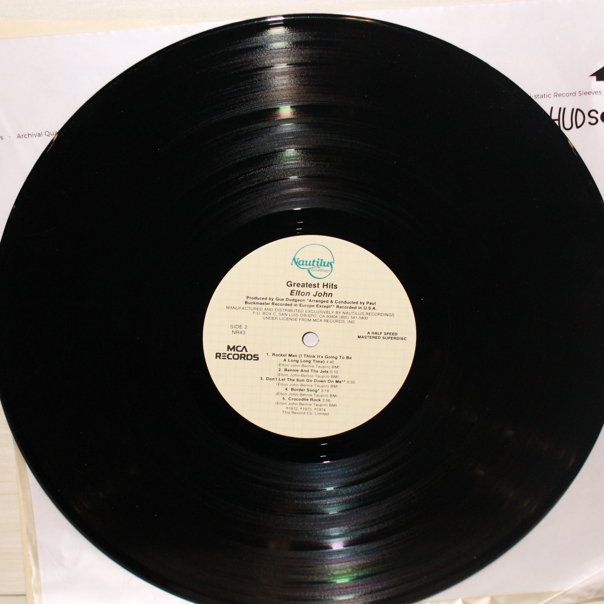 Elton John : Elton John's Greatest Hits Vol.1 (LP,Compilation)
