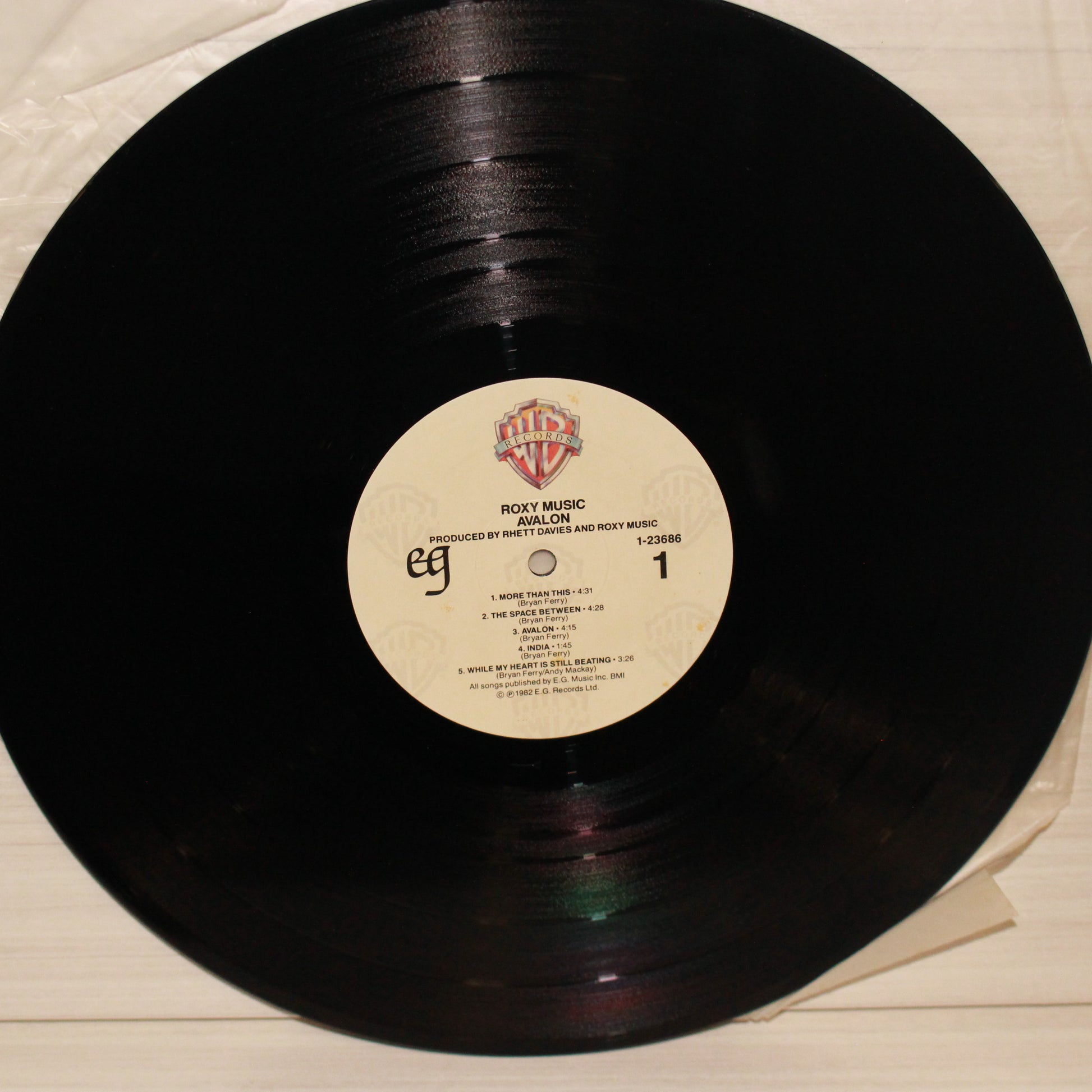 Roxy Music : Avalon (LP,Album)