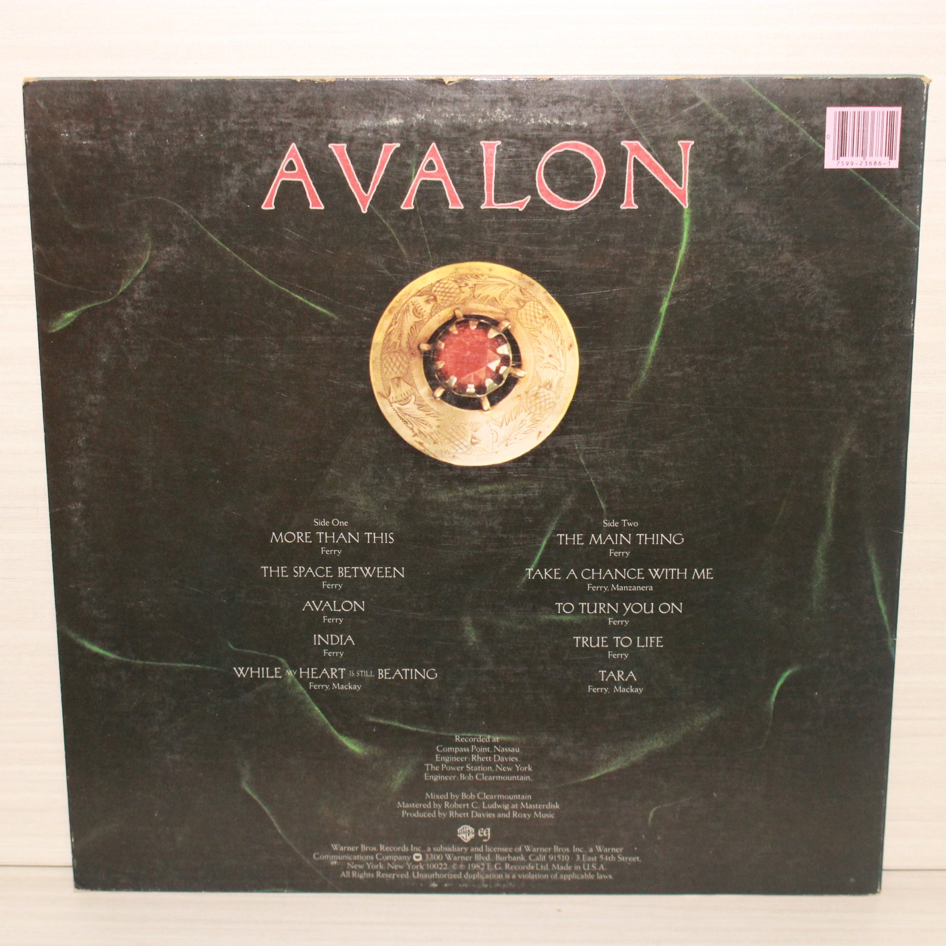 Roxy Music : Avalon (LP,Album)