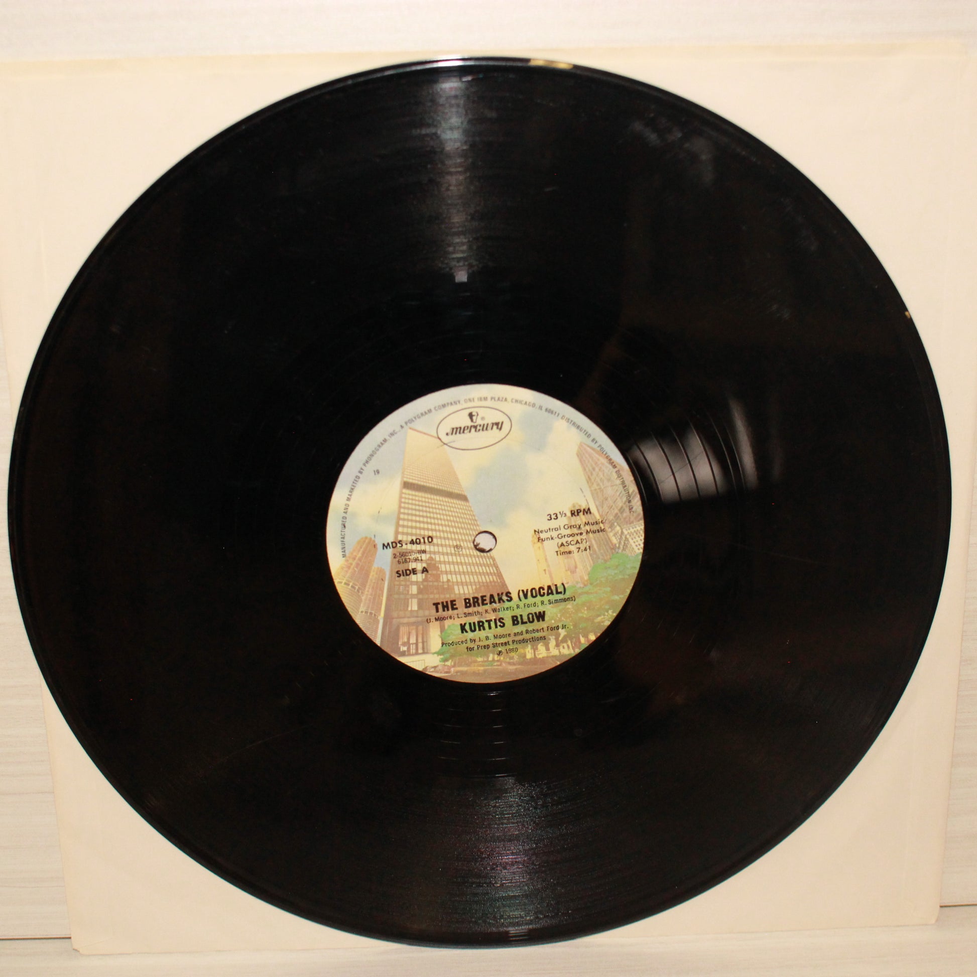 Kurtis Blow : The Breaks (12",33 ⅓ RPM,Single)